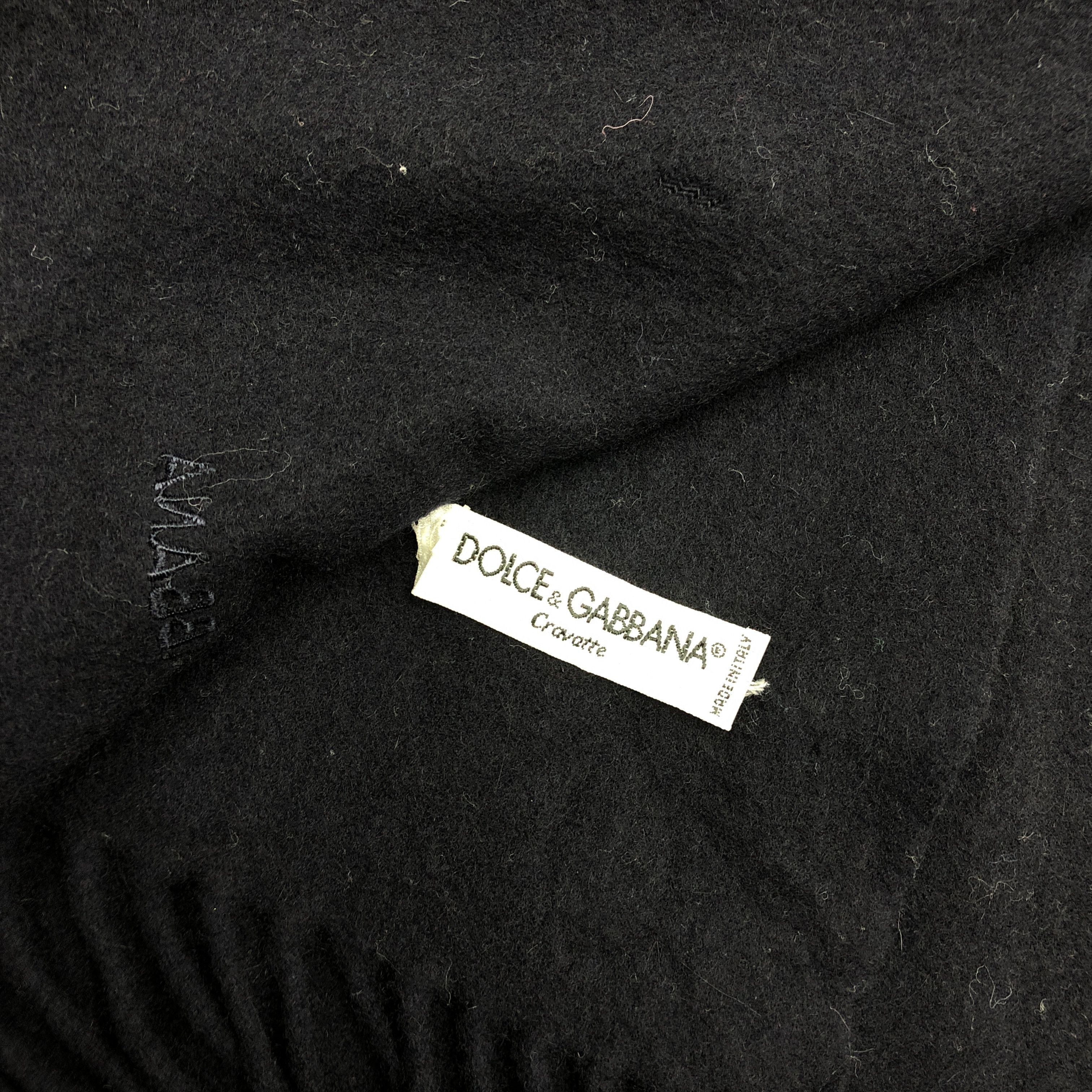 Dolce & Gabbana Vintage Dolce & Gabbana Scarf Muffler Wool Cashmere Scarves Size ONE SIZE - 4 Thumbnail
