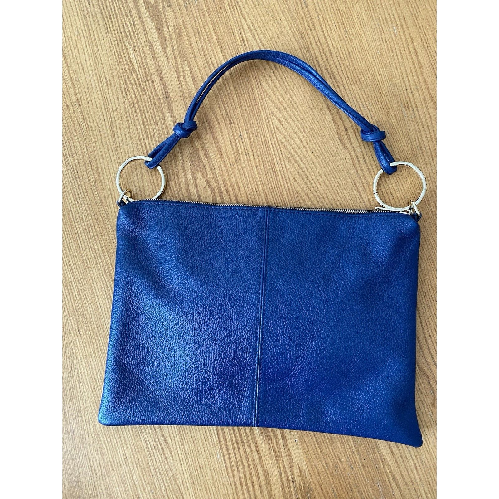 Other Italian made leather blue handbag,New, by Borse in Pelle Size ONE SIZE - 1 Thumbnail