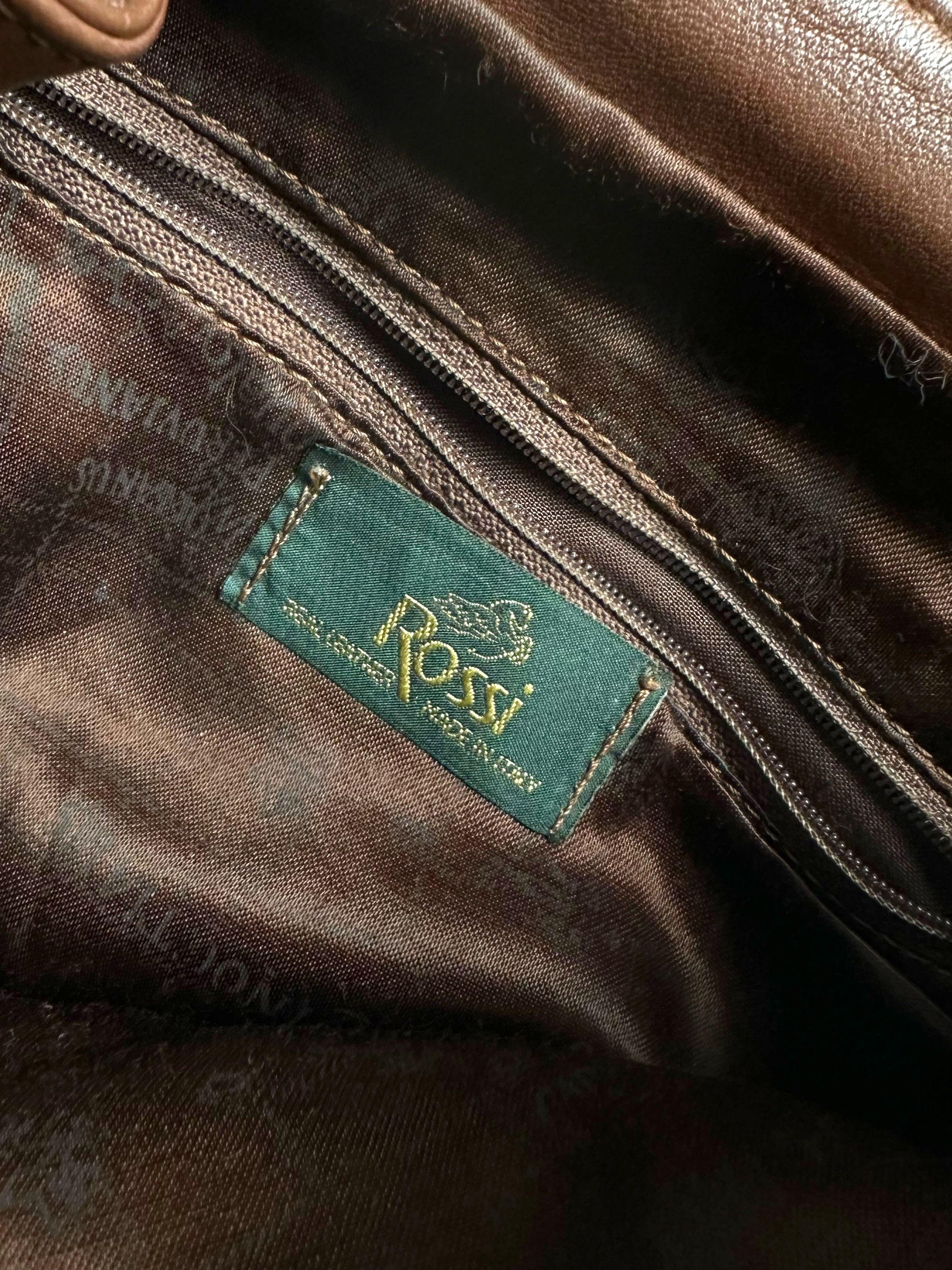 Sergio Rossi Bruno Rossi Made in Italy Brown Leather Backpack Size ONE SIZE - 4 Thumbnail