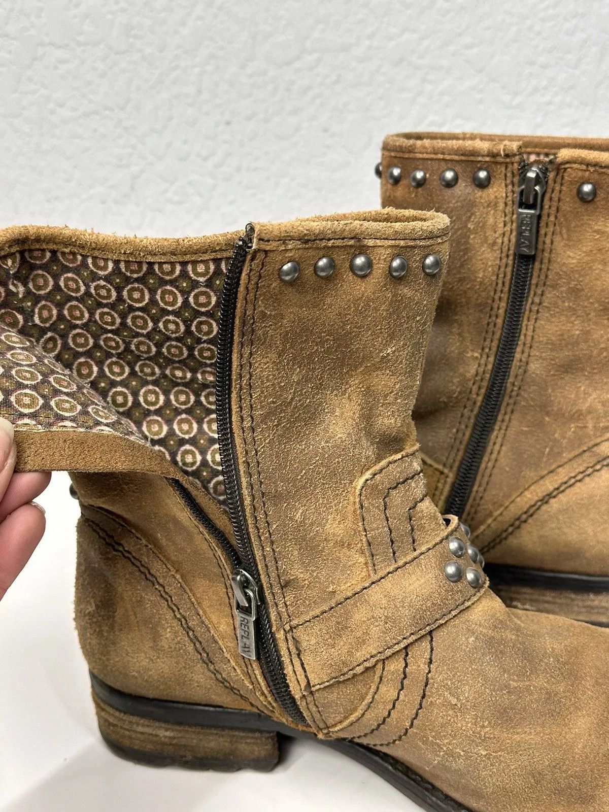 14th Addiction Vintage Leather Boots AS 98 Style Kapital Vibe Rick Owens Size US 7.5 / EU 40-41 - 11 Thumbnail
