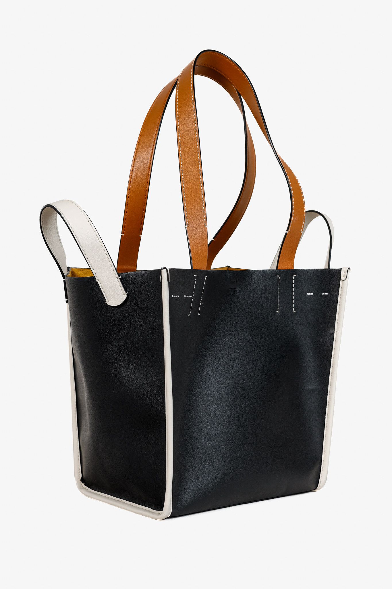 Proenza Schouler White Label Proenza Schouler White Label Large Mercer Black Leather Tote Size ONE SIZE - 2 Thumbnail