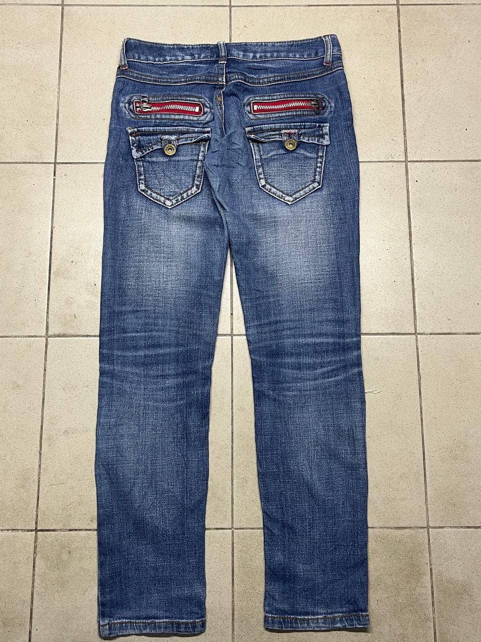 Japanese Brand JAPANESE BRAND RARE DESIGN PUNK STYLE FADED Size US 33 - 4 Thumbnail