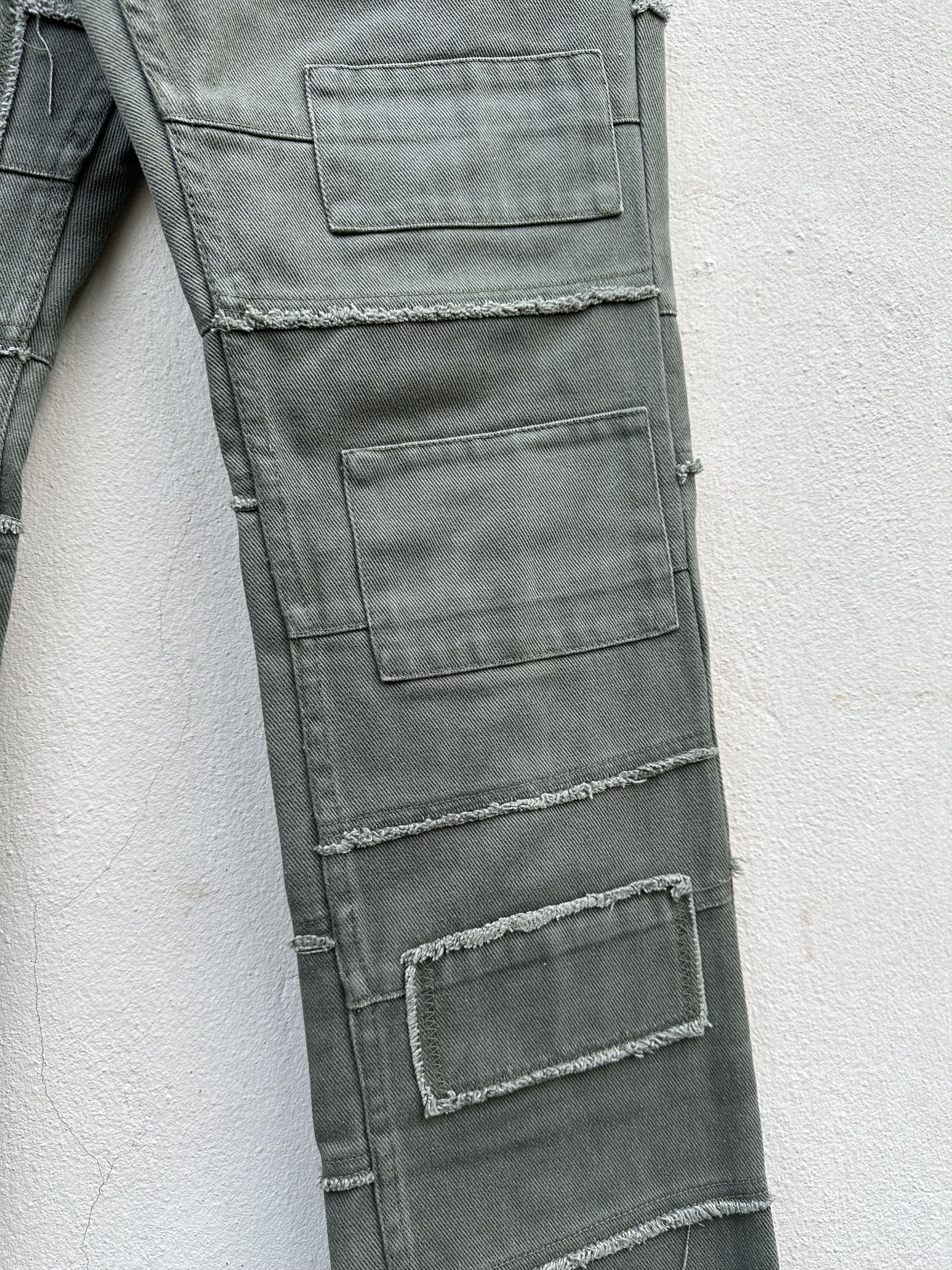 Hysteric Glamour Vintage World Wide Love Patchwork Hagi Denim Jeans Size US 29 - 10 Thumbnail