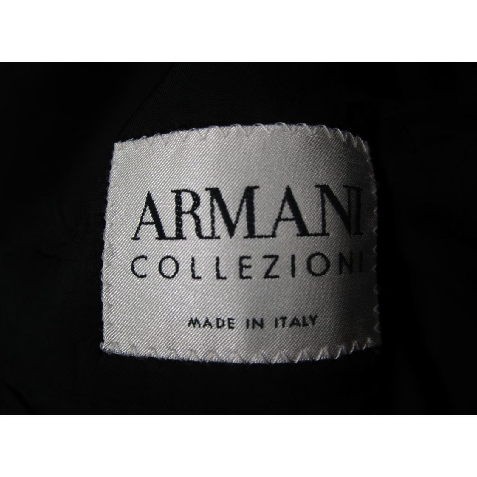 Armani Armani Collezioni Blazer Mens 44R Black Wool Made In Italy Sport Coat 2C39GD Size 44R - 2 Thumbnail