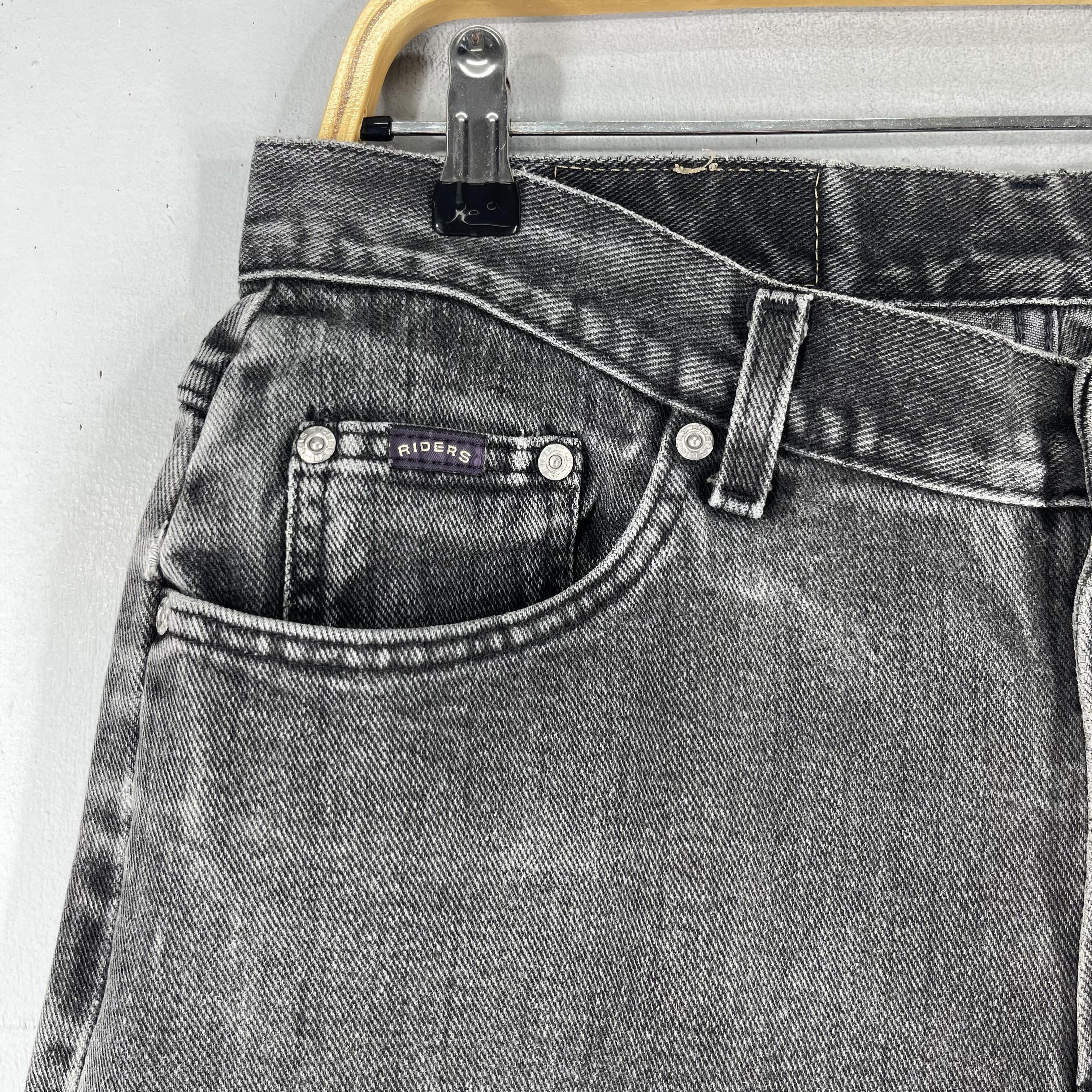 Lee × Vintage Size 32 Vintage Lee Riders Distressed Petite Women Jeans Size 32" / US 10 / IT 46 - 3 Thumbnail