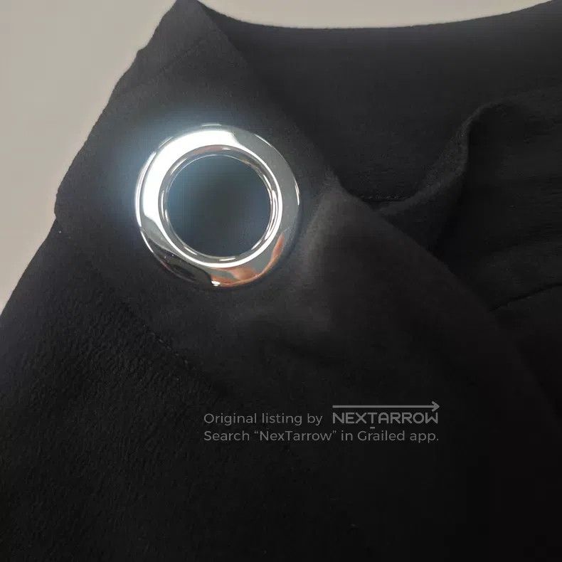 Hermes Hermes Black Metal Ring Silk Short Skirt Size 25" / US 0 / IT 36 - 7 Thumbnail
