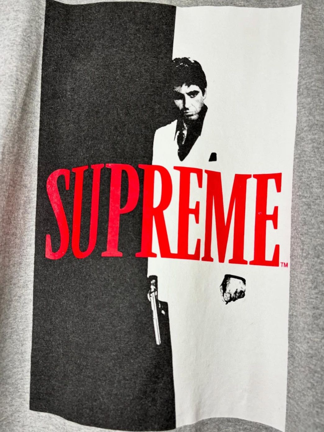 Supreme Supreme Scarface Split Tee FW17 Size US M / EU 48-50 / 2 - 3 Thumbnail