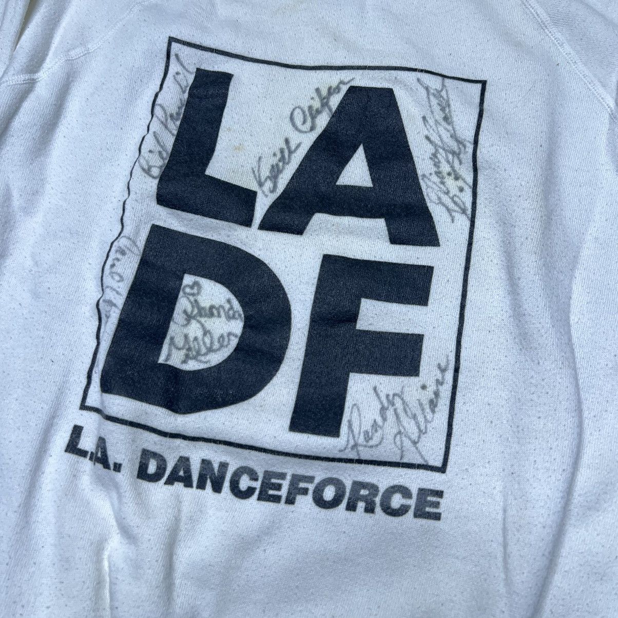 Vintage Vintage 80s LA Dance Force Signed sweatshirt Medium Size M / US 6-8 / IT 42-44 - 2 Thumbnail