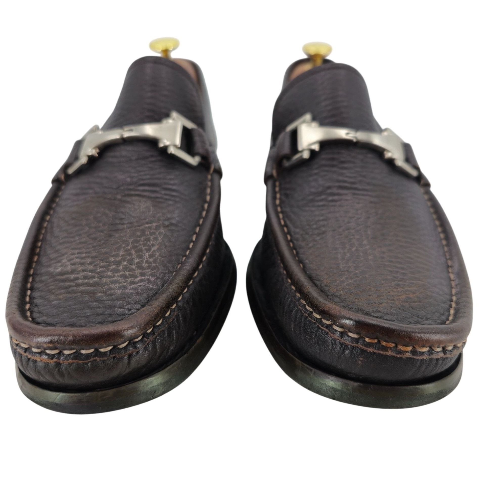 Allen Edmonds Allen Edmonds Italy Firenze Dress Shoes Mens 9 Brown Pebble Size US 9 / EU 42 - 11 Thumbnail