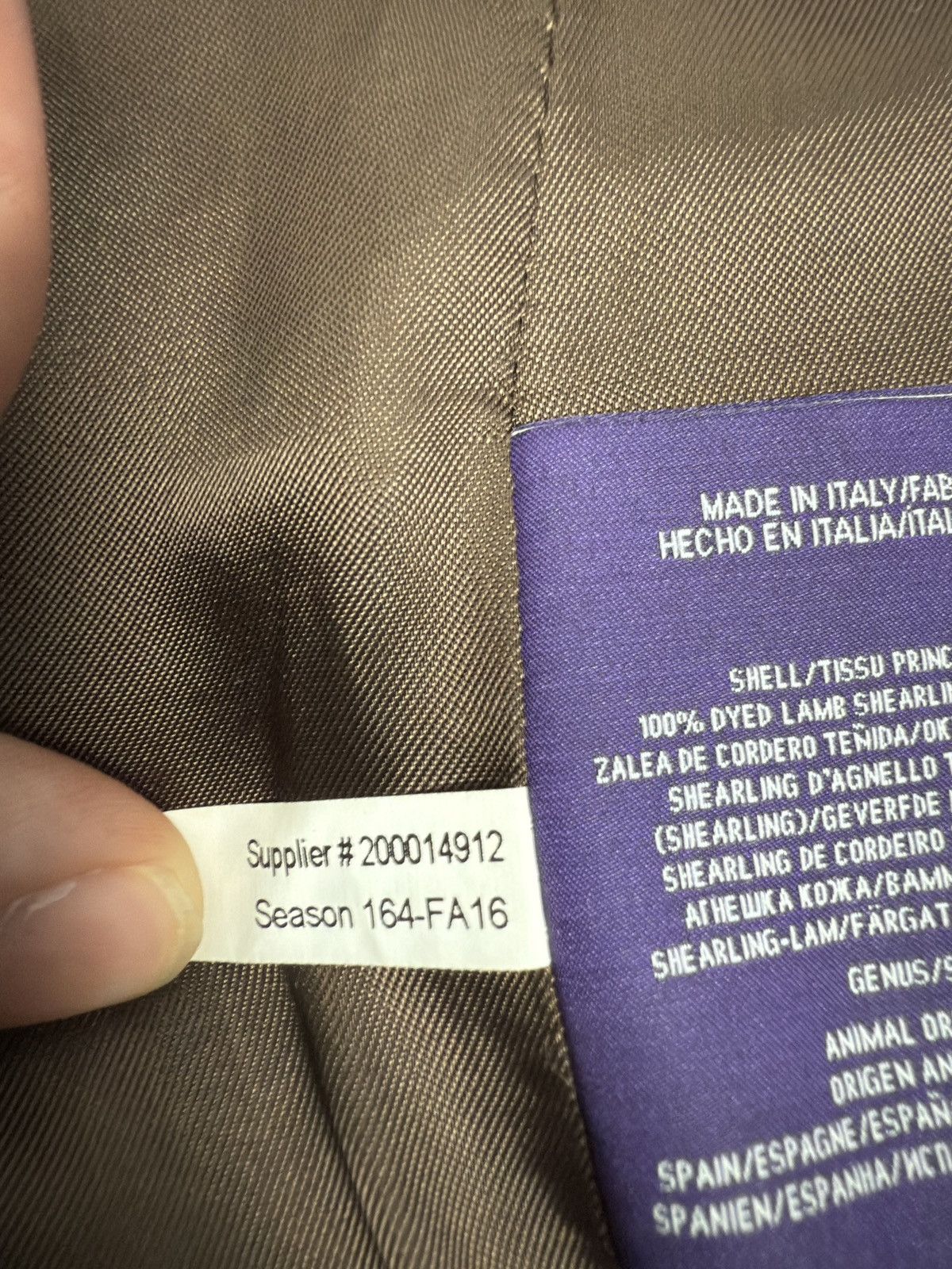 Ralph Lauren Purple Label FW16 Ralph Lauren Purple Label Fur Coat Size US M / EU 48-50 / 2 - 10 Thumbnail