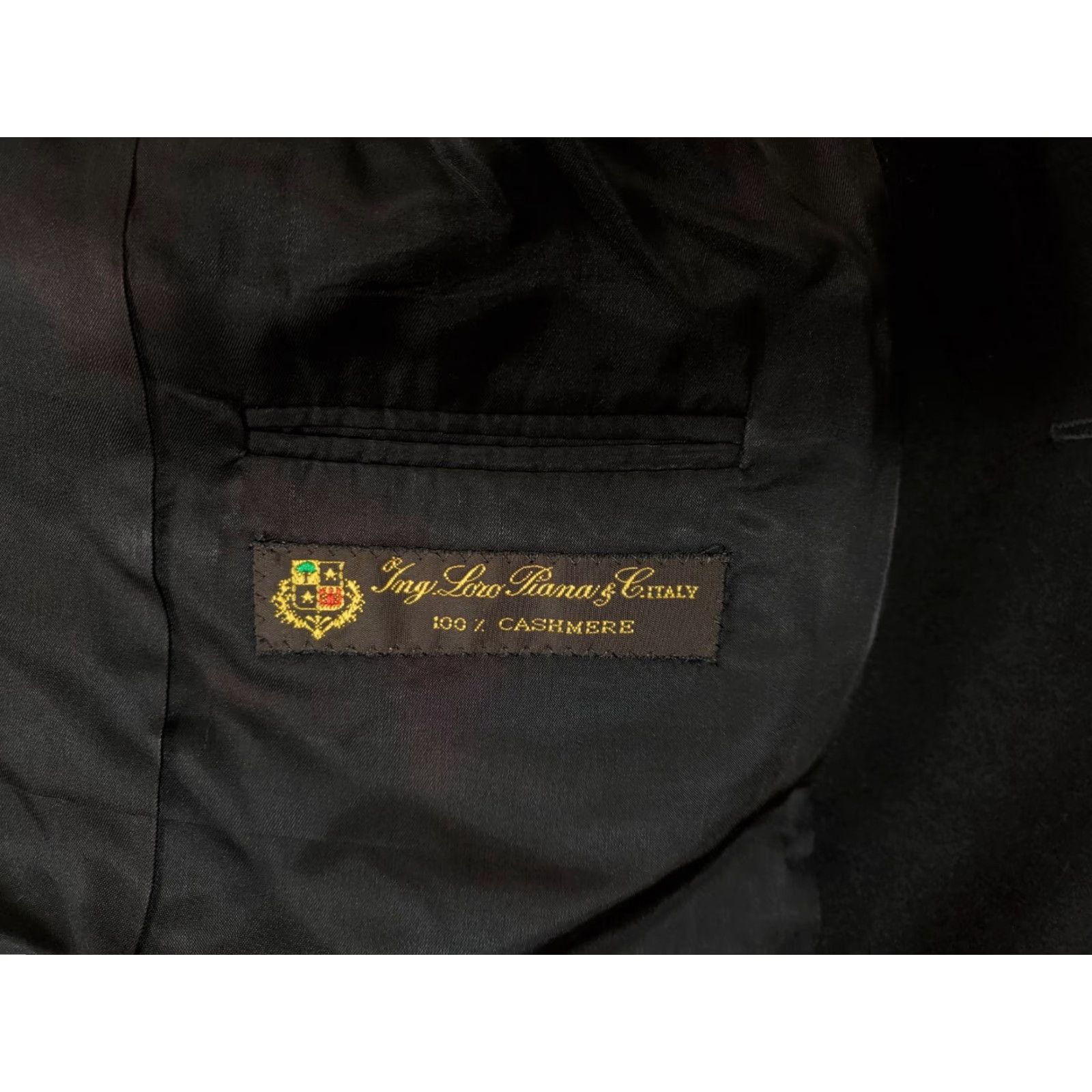 Loro Piana Loro Piana Mark Shale 100% Cashmere Black 3 Button Blazer Mens 42 R Shirt Jacket? Size 42R - 4 Thumbnail