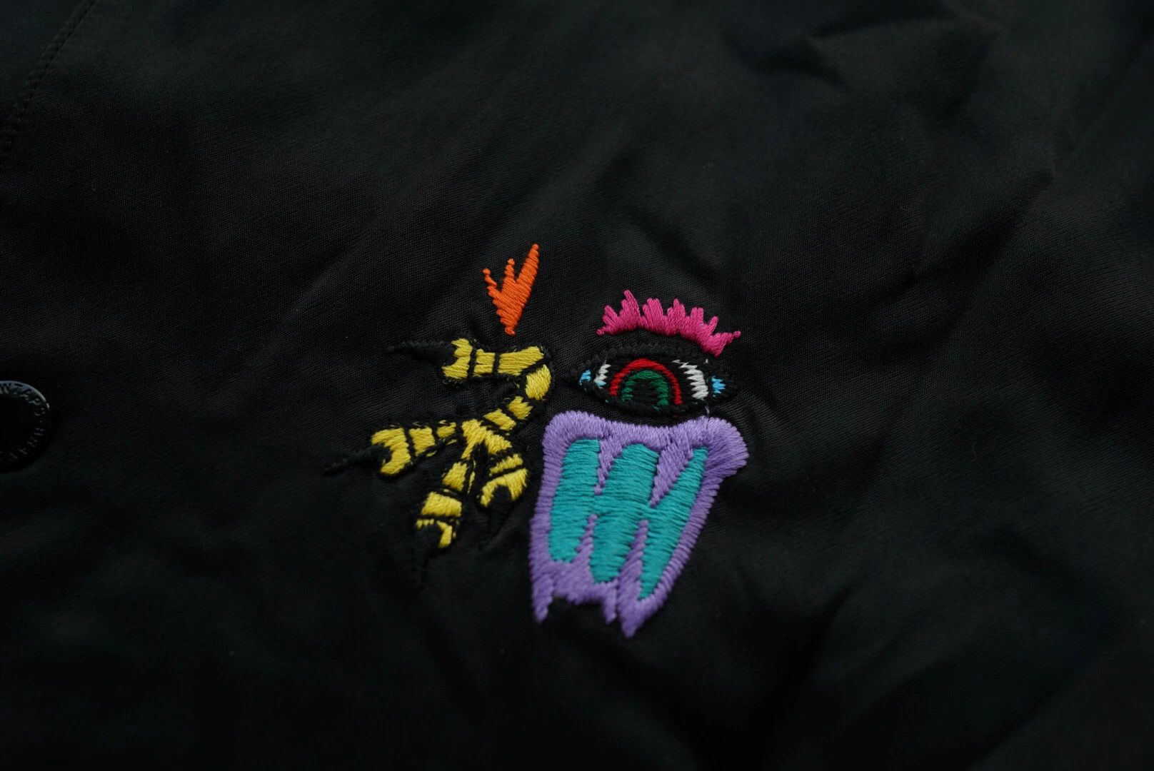 Wtaps wtaps Cribs Jkt Embroidered Silk Jacket M Size US M / EU 48-50 / 2 - 6 Thumbnail