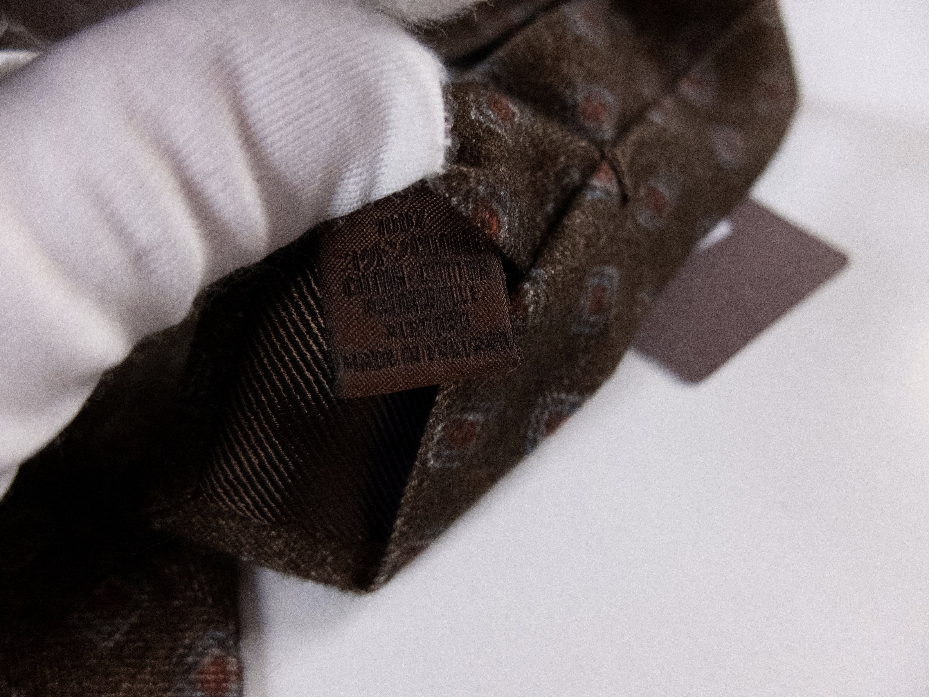 Church's CHURCH'S Churchs England brown cotton tie (feels wool) Size ONE SIZE - 5 Thumbnail