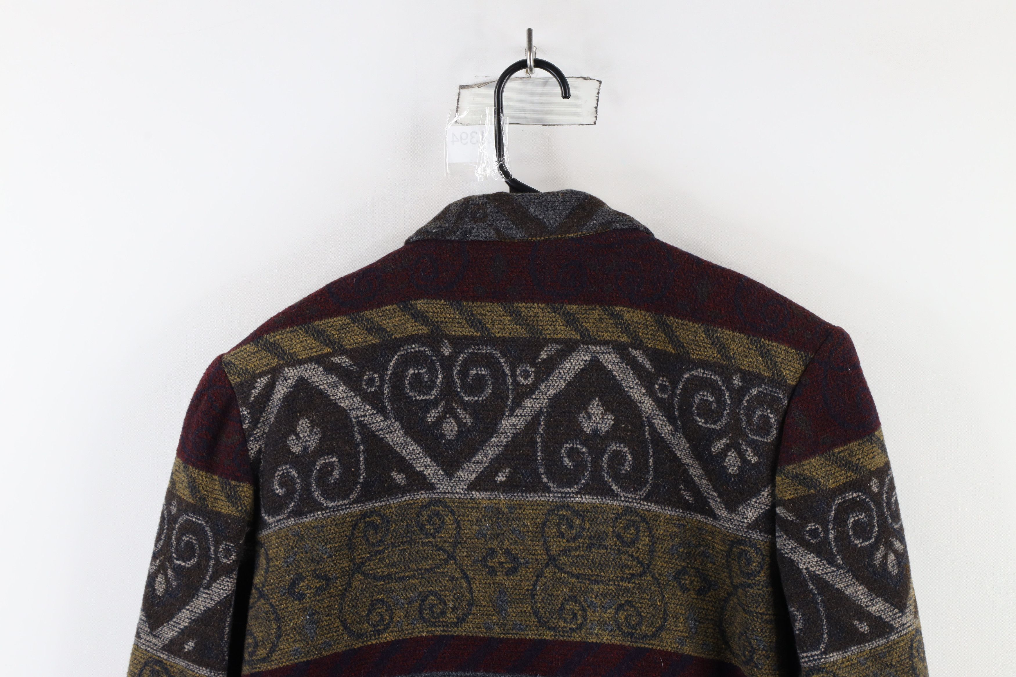 Vintage Vintage 90s Streetwear Tapestry Geometric Blazer Jacket Coat Size M / US 6-8 / IT 42-44 - 12 Thumbnail