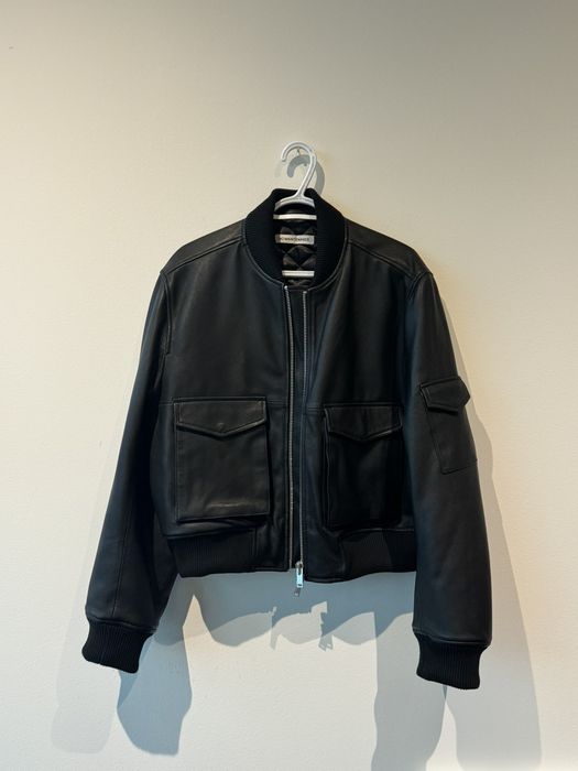 No Maintenance LAMBSKIN CARGO BOMBER | Grailed