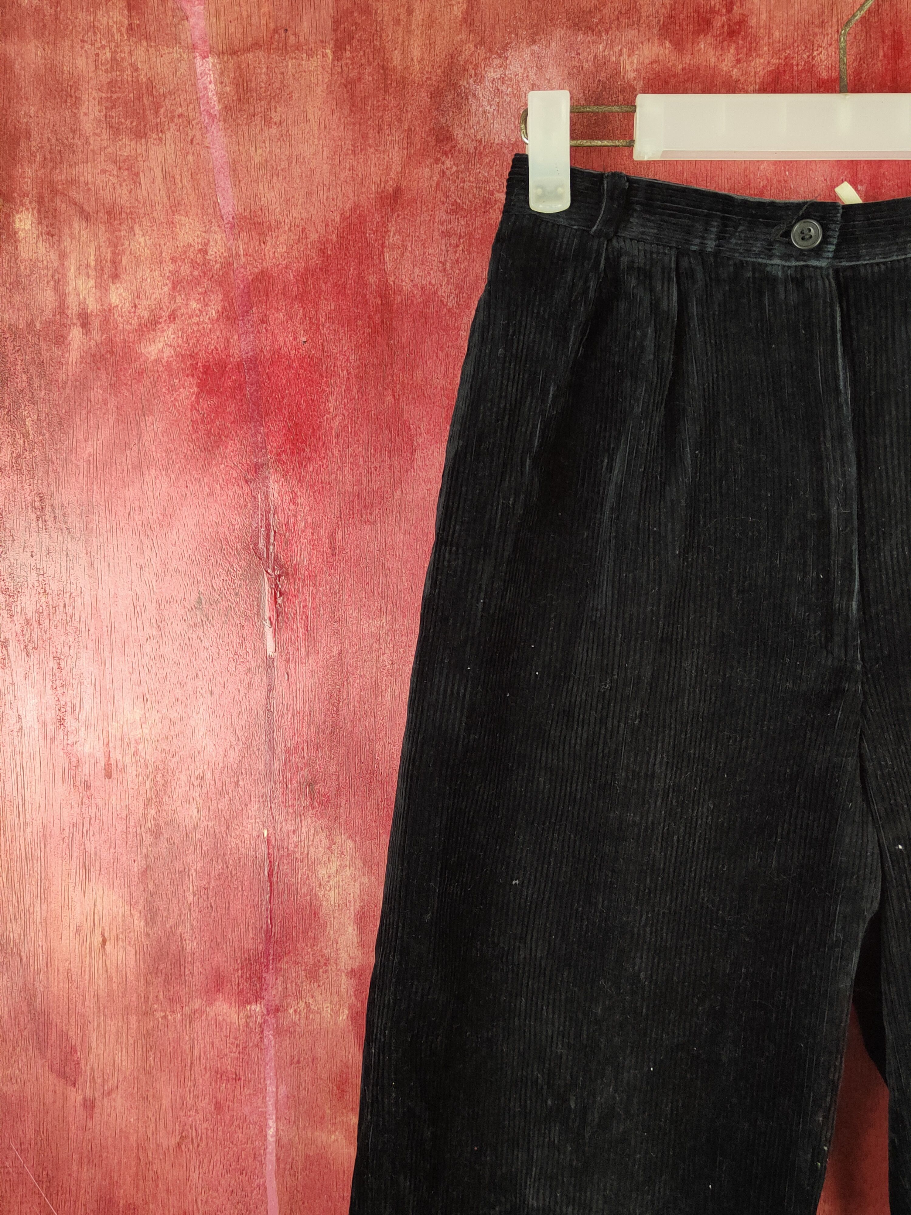Vintage miss Onward Black vintage Corduroy Pants #S1726 Size 25" / US 0 / IT 36 - 3 Thumbnail
