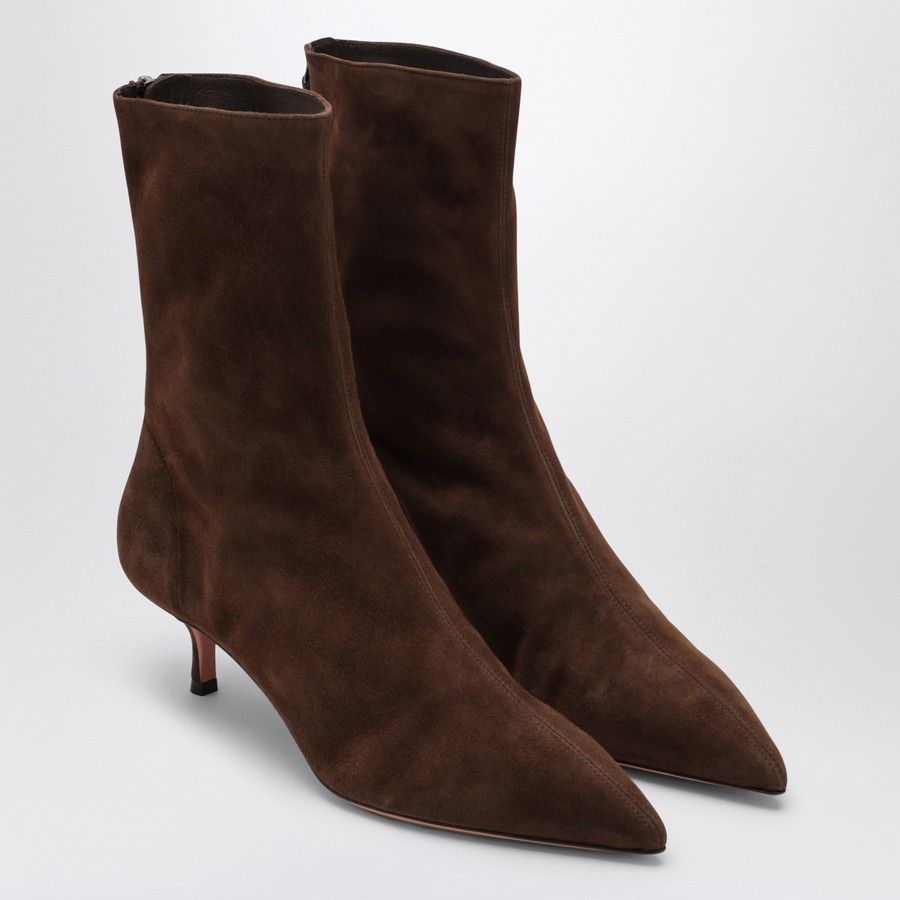 Aquazzura o1d2blof0824 Ankle Boots in Brown Size US 10 / IT 40 - 2 Thumbnail