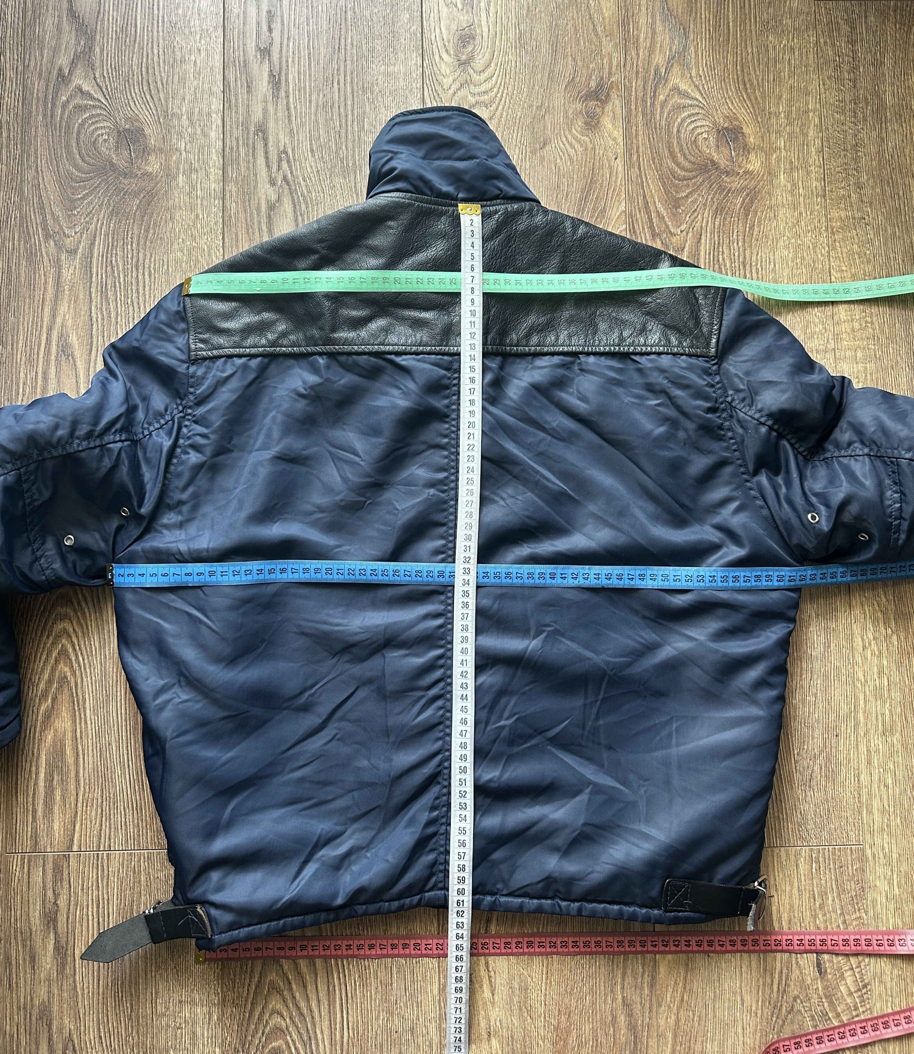 Durango DURANGO Men's Leather Nylon Jacket Size M Casual Clothing Size US M / EU 48-50 / 2 - 17 Thumbnail