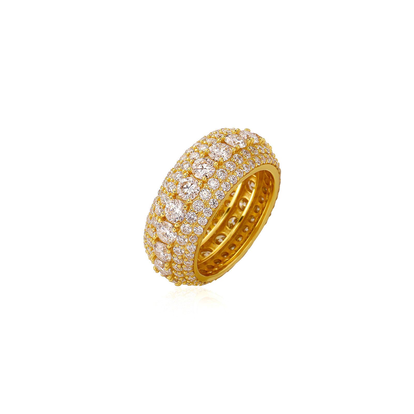 Jewelry Vintage Jewelry Rings Open Size Chrome Ring (Size 7-13) Size ONE SIZE - 5 Thumbnail
