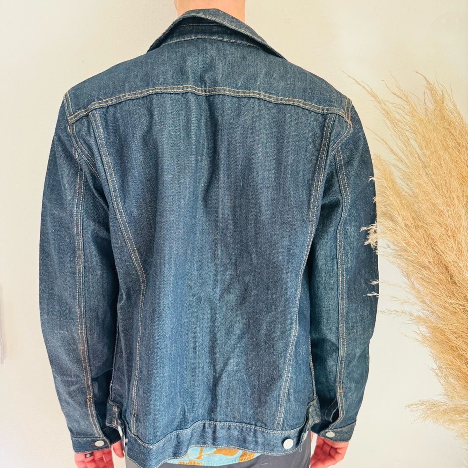 Gap GAP Oversized Navy Blue Silver Button $110 Denim Jean Jacket Size US L / EU 52-54 / 3 - 7 Thumbnail