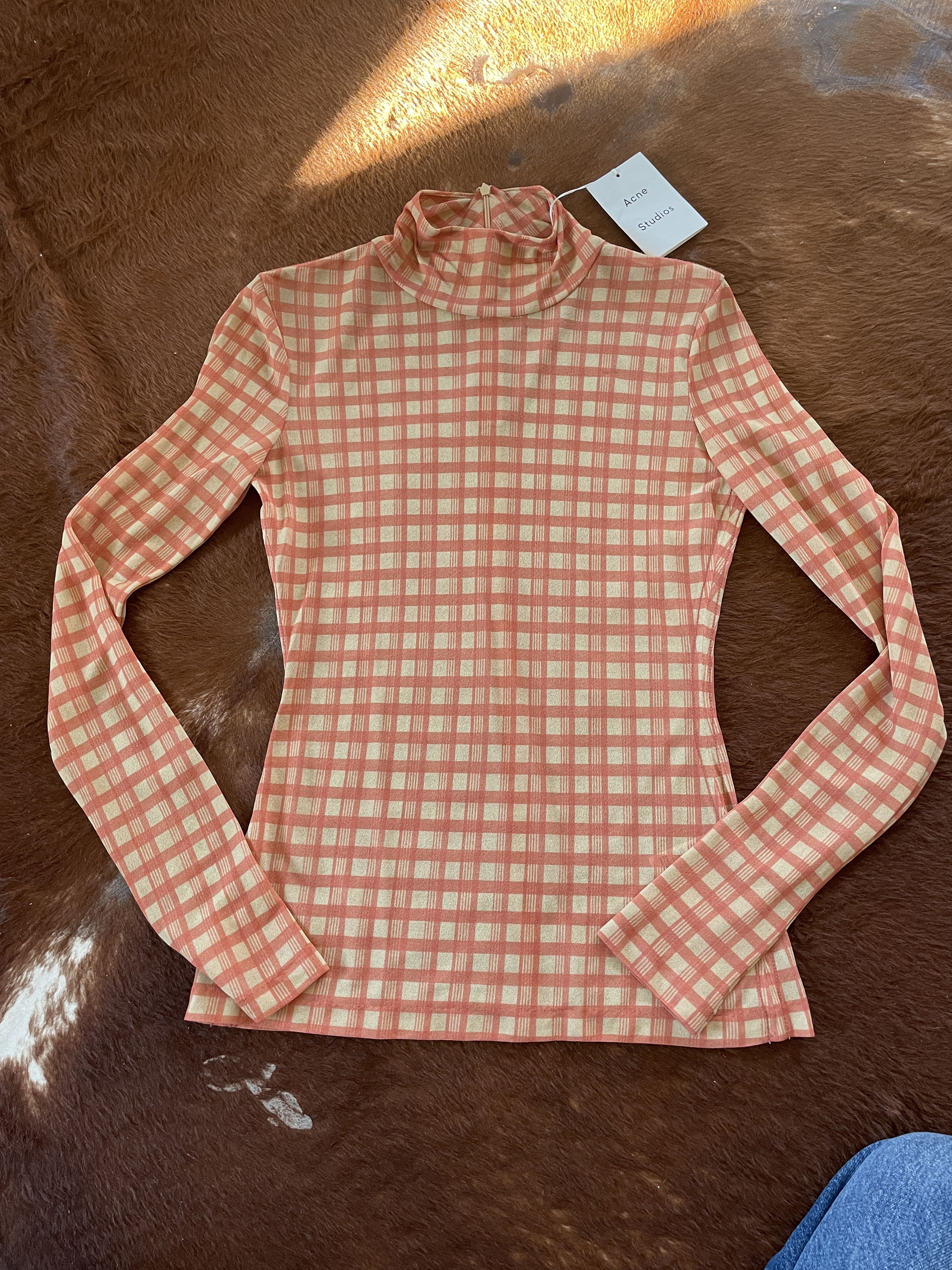 Acne Studios Mesh Turtle Neck Longsleeve