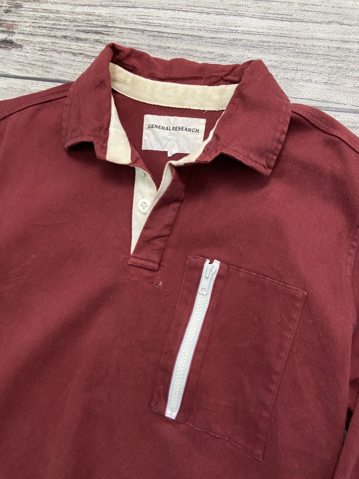 General Research Vintage 2001 SS24 General Research Heavyweight Rugby Shirts Size US M / EU 48-50 / 2 - 6 Thumbnail