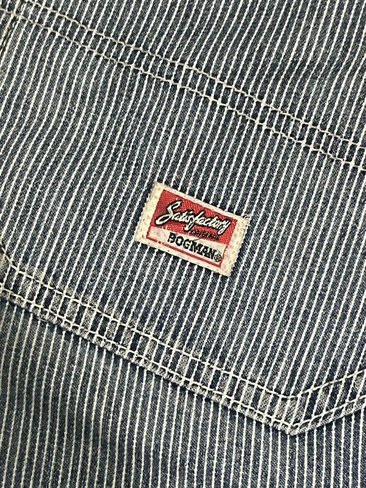 Carhartt × Vintage Vintage Dogman Wabash Carpenter Cargo Rusty Blue Wash Pants Size US 32 / EU 48 - 8 Thumbnail