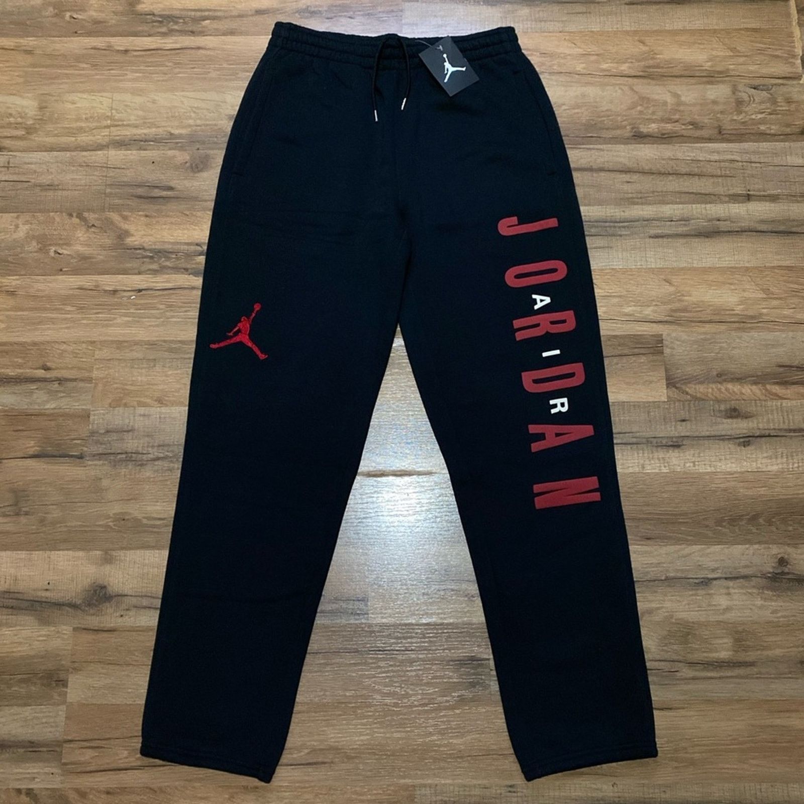 Jordan Brand 2014 Air Jordan Bred Jogger Sweat Pants Size US 29 - 1 Thumbnail