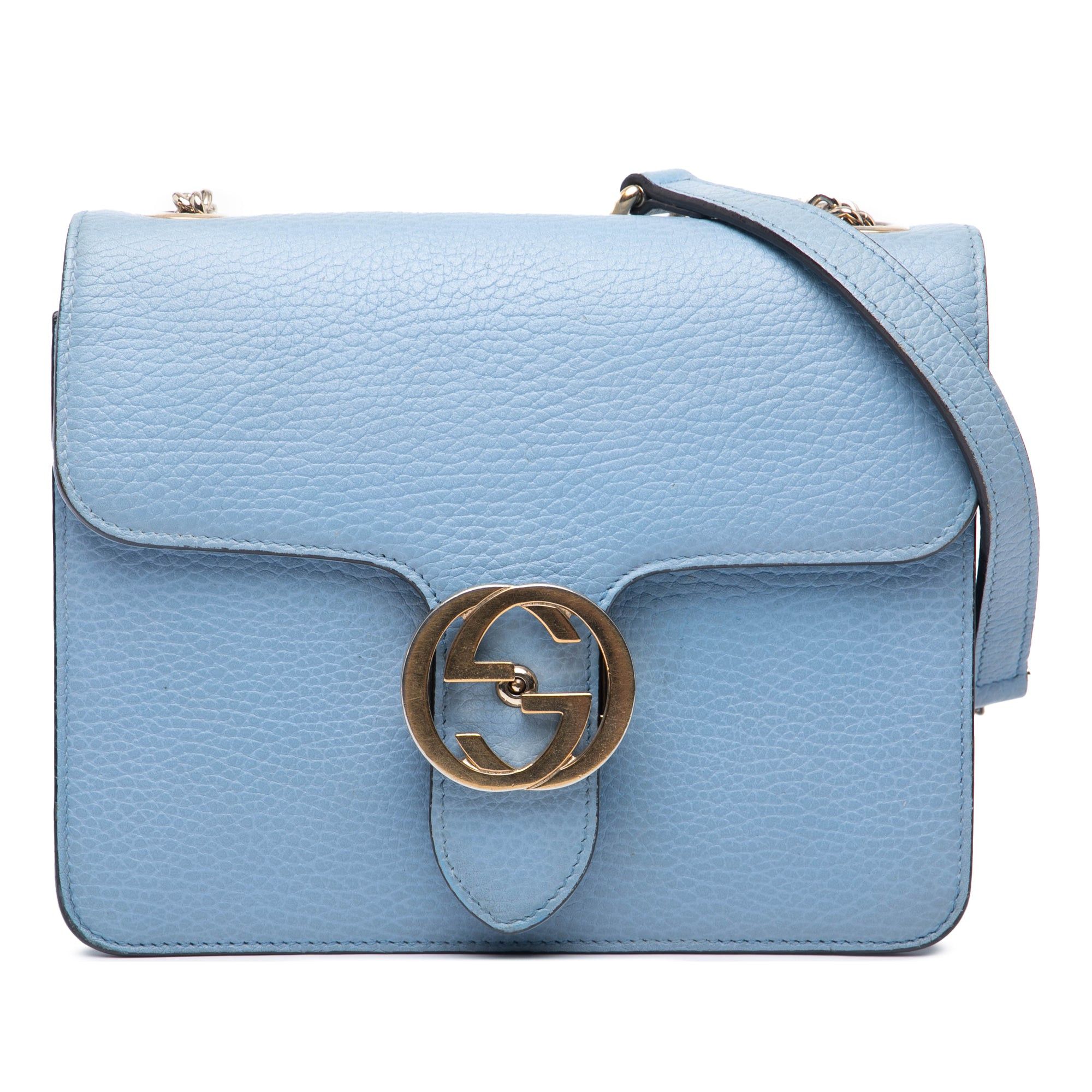 Gucci Small Dollar Calfskin Interlocking G Crossbody Size ONE SIZE - 1 Thumbnail