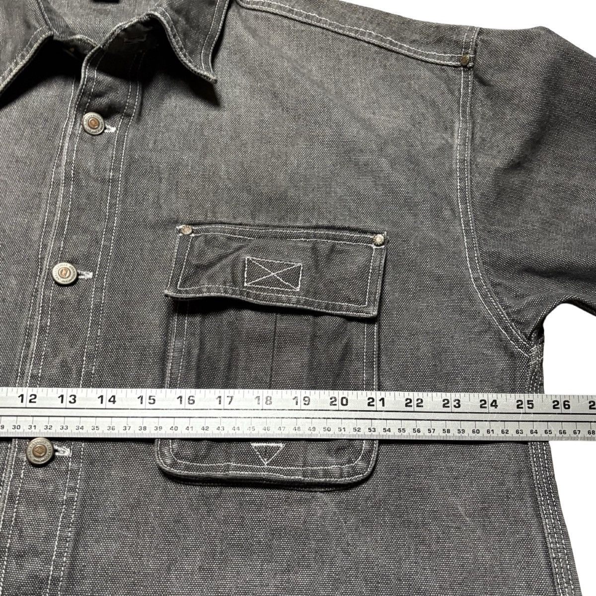 Other Vintage Y2K Cygas Denim Trucker Jacket Grey Mens 2XL Rap Hip Size US XXL / EU 58 / 5 - 4 Thumbnail