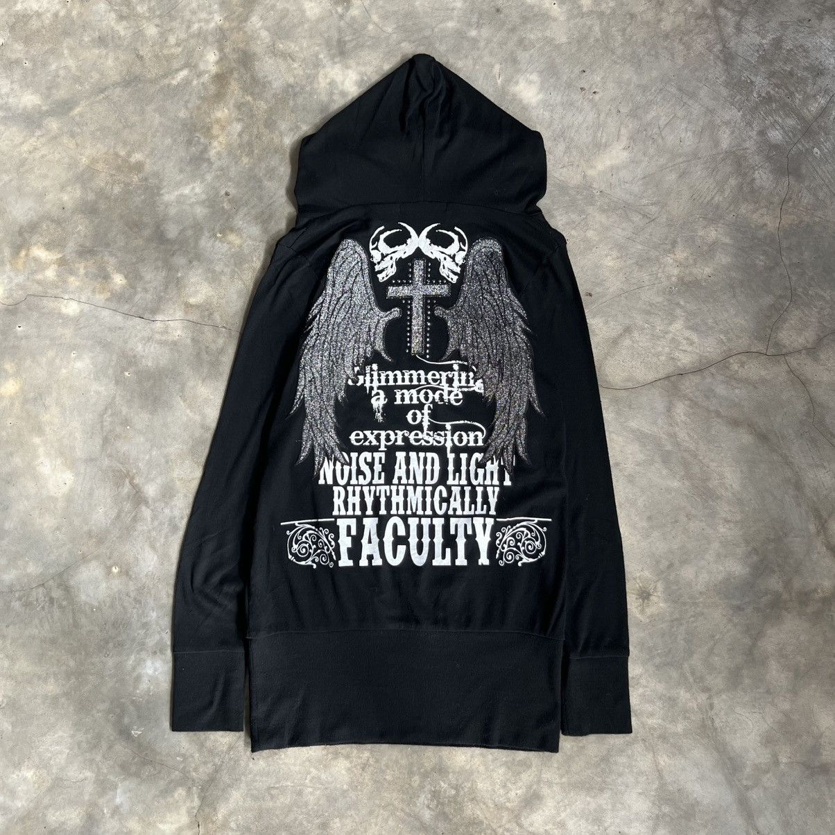 14th Addiction 2000s Dig Deep Vkei Style The Stream Zip Hoodie Size US M / EU 48-50 / 2 - 2 Thumbnail