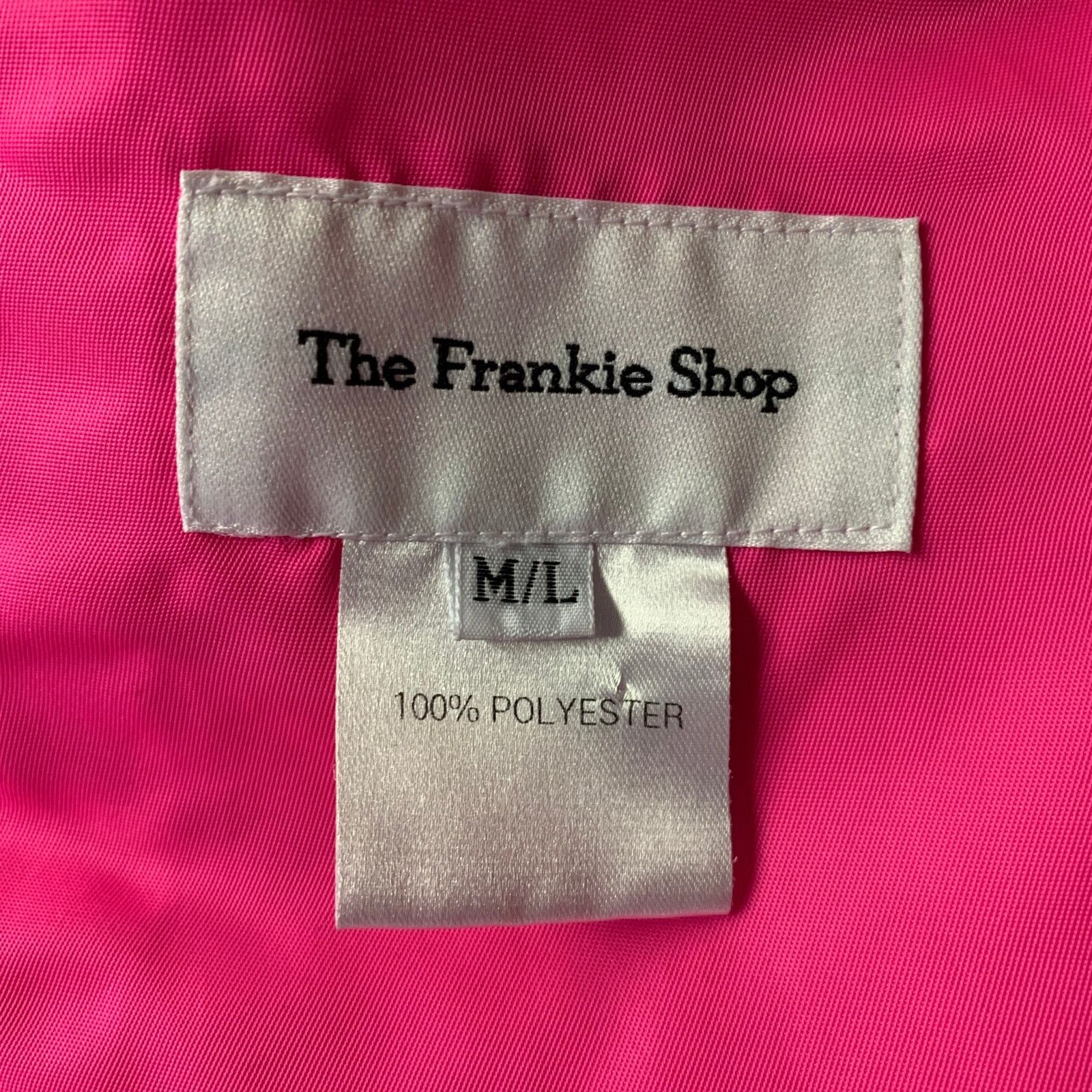 Frankie Shop THE FRANKIE SHOP Size M/L Pink Polyester Shirt Jacket Shirt Size M / US 6-8 / IT 42-44 - 4 Thumbnail