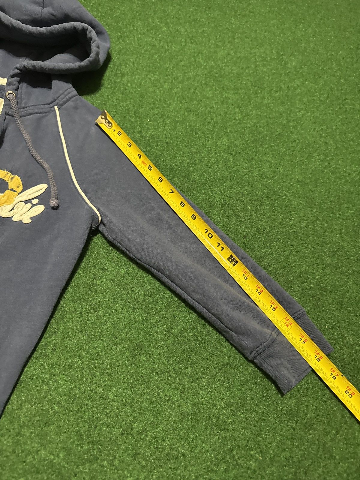 Abercrombie & Fitch Vintage Y2K Abercrombie Fitch Petit Blue Full Zip Hoodie Size M / US 6-8 / IT 42-44 - 7 Thumbnail