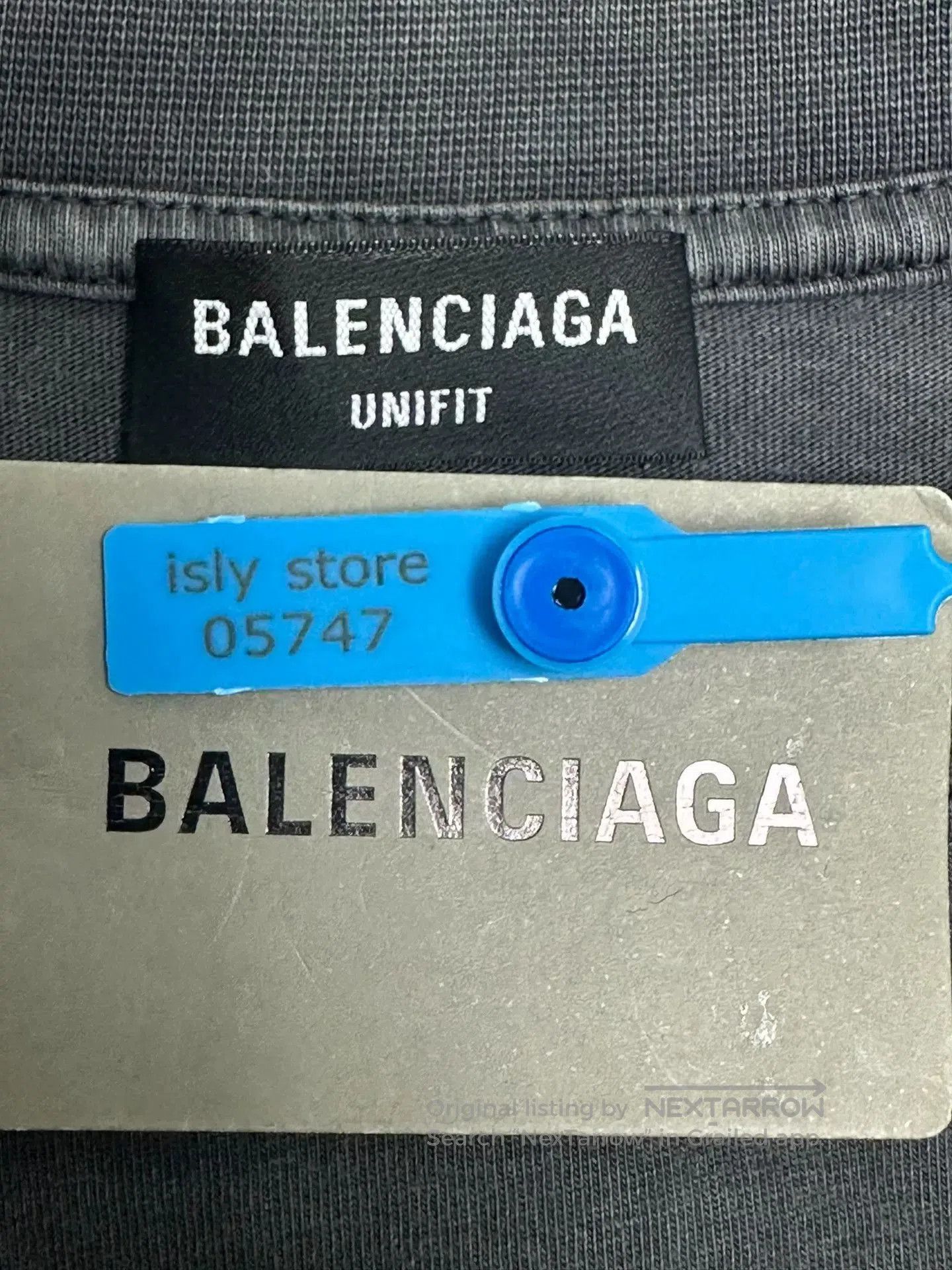 Balenciaga Balenciaga Wheat Ear Letter Washed Vintage Tee. Size XS / US 0-2 / IT 36-38 - 4 Thumbnail