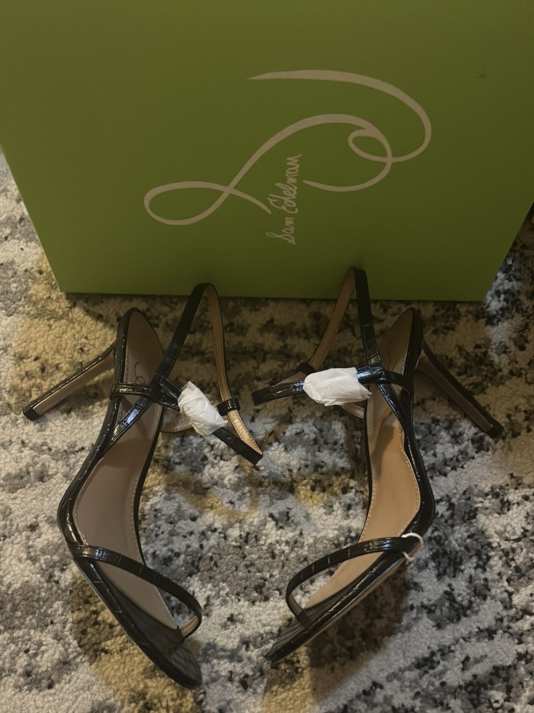 Sam Edelman Sam Edelman Doran faux croc-effect leather sandals size 9.5 Size US 9.5 / IT 39.5 - 7 Thumbnail