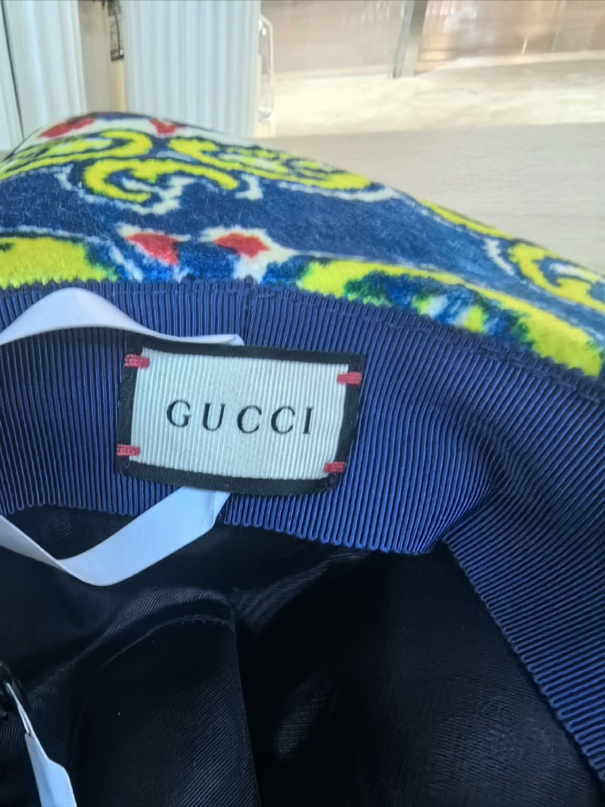 Gucci Gucci runway rare printed hat Size ONE SIZE - 8 Thumbnail