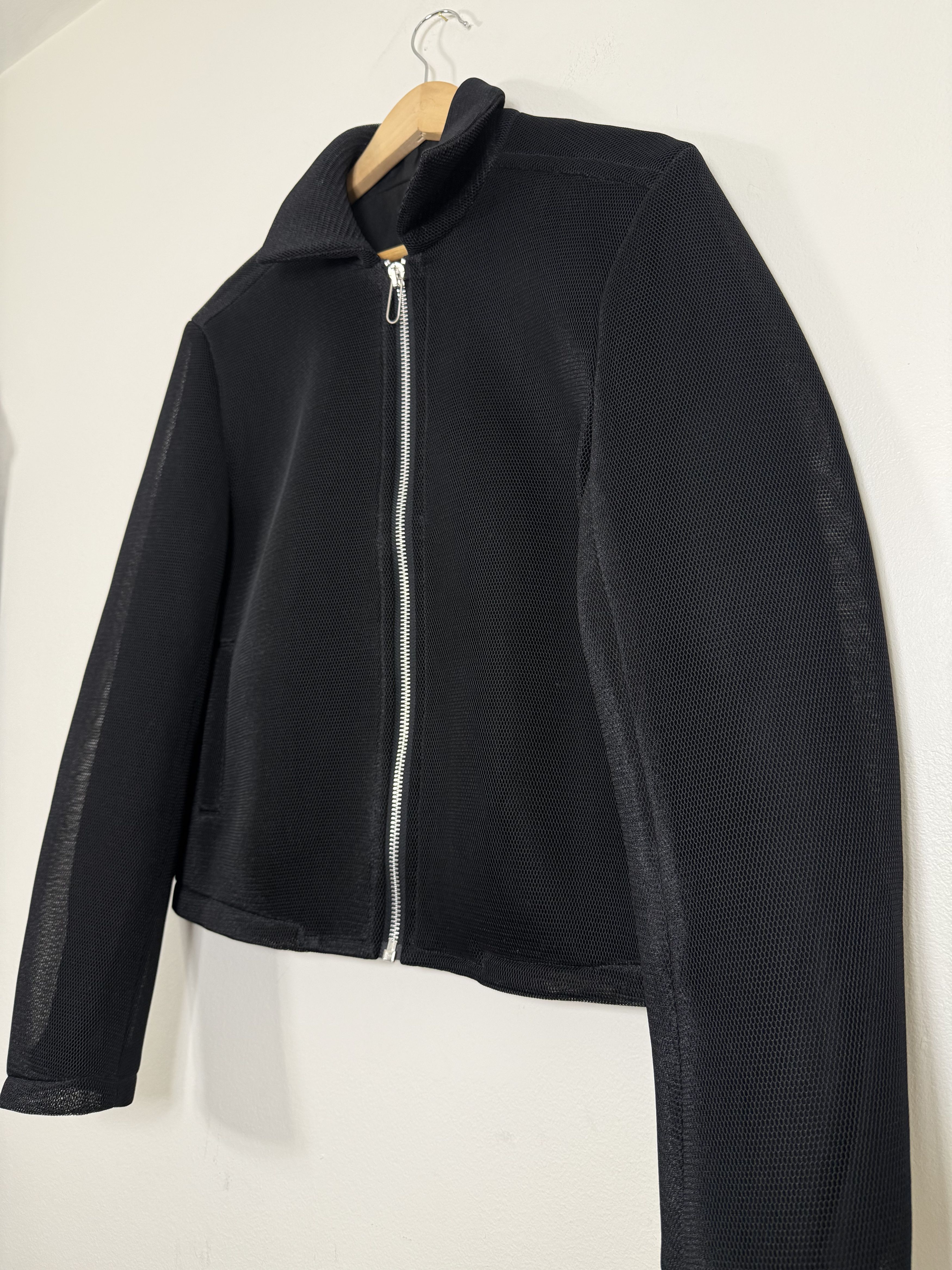 Omar Afridi SS24 Black Mesh Layered Jacket Size US M / EU 48-50 / 2 - 2 Thumbnail