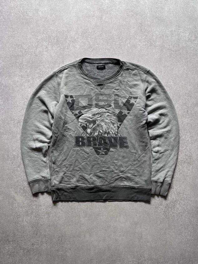 Diesel Vintage Diesel Brave Eagle Boxy Sweatshirt Y2K M Size US M / EU 48-50 / 2 - 1 Thumbnail