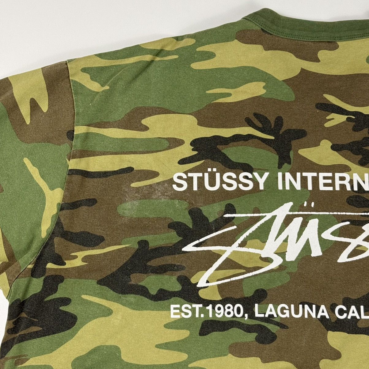 Stussy Stussy Camo International Tee Size US XL / EU 56 / 4 - 2 Thumbnail