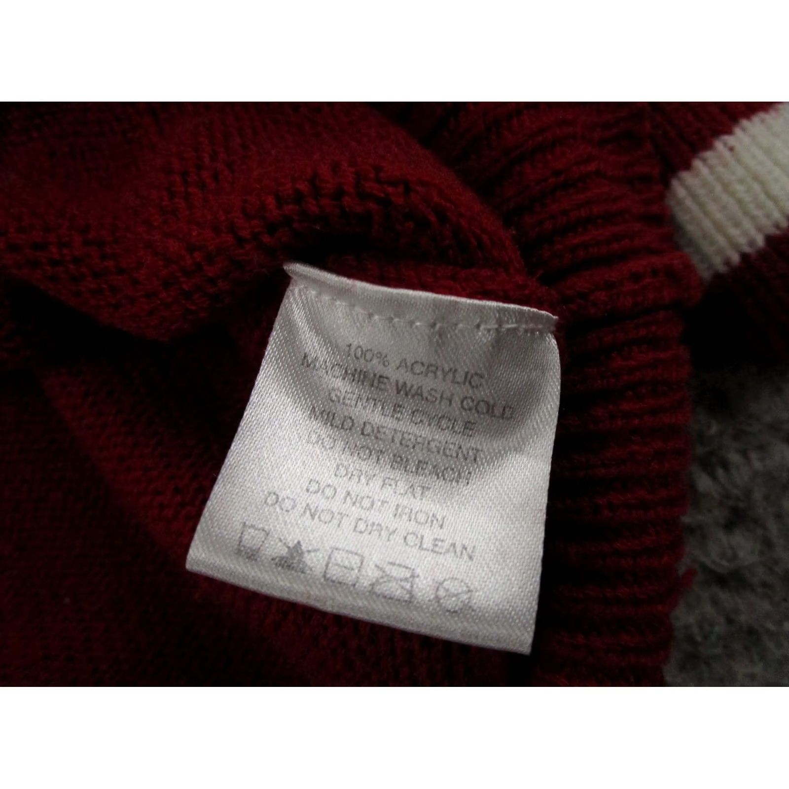 Vintage Varsity Sweater Mens XL Wisconsin Badgers Jonathan Taylor Red Raggs #38 Varsity All American Pullover Decade 0s 80s 90s-based Size US XL / EU 56 / 4 - 3 Thumbnail