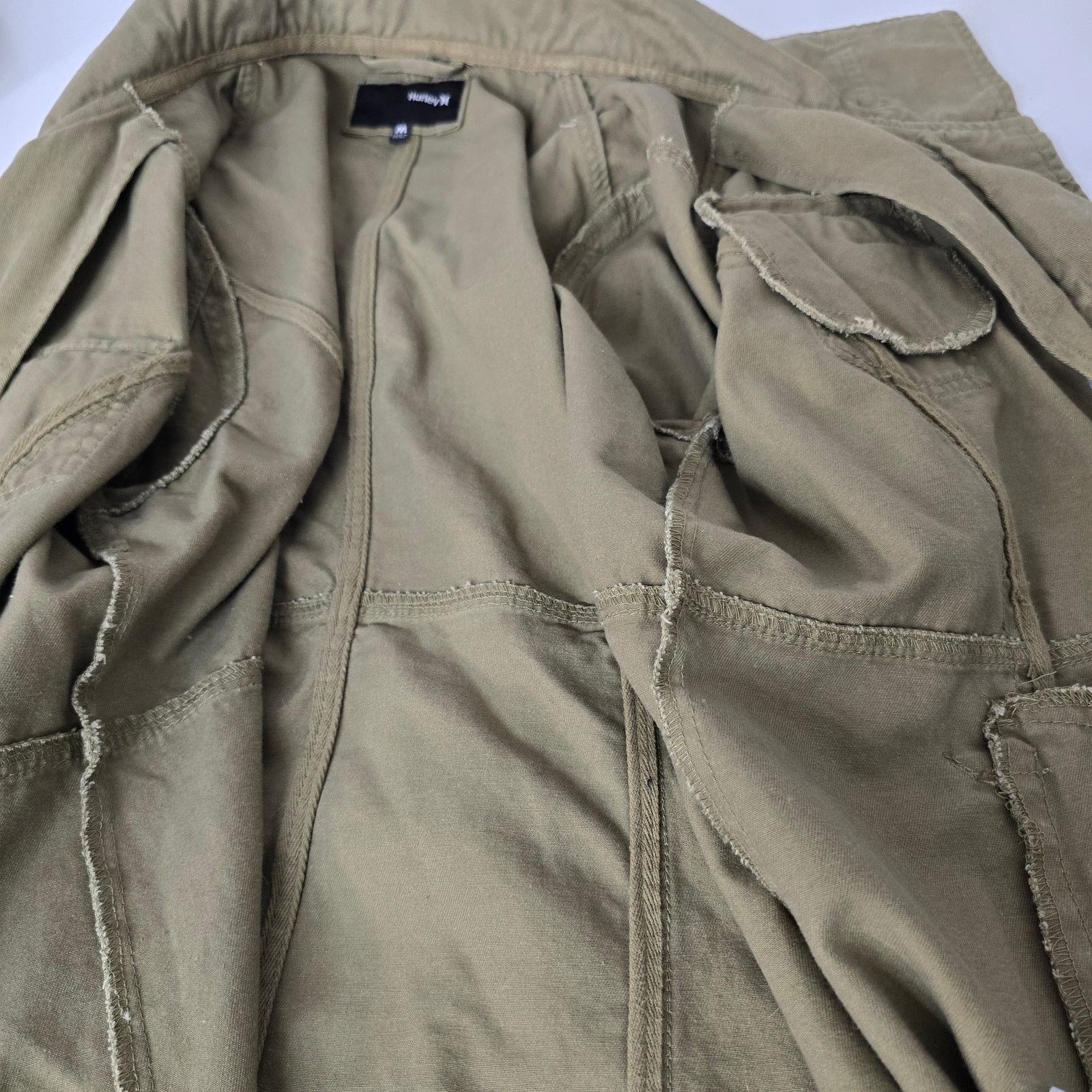 Hurley Hurley Hooded DoubleBreasted Military Jacket Full zip Button Size M / US 6-8 / IT 42-44 - 13 Thumbnail