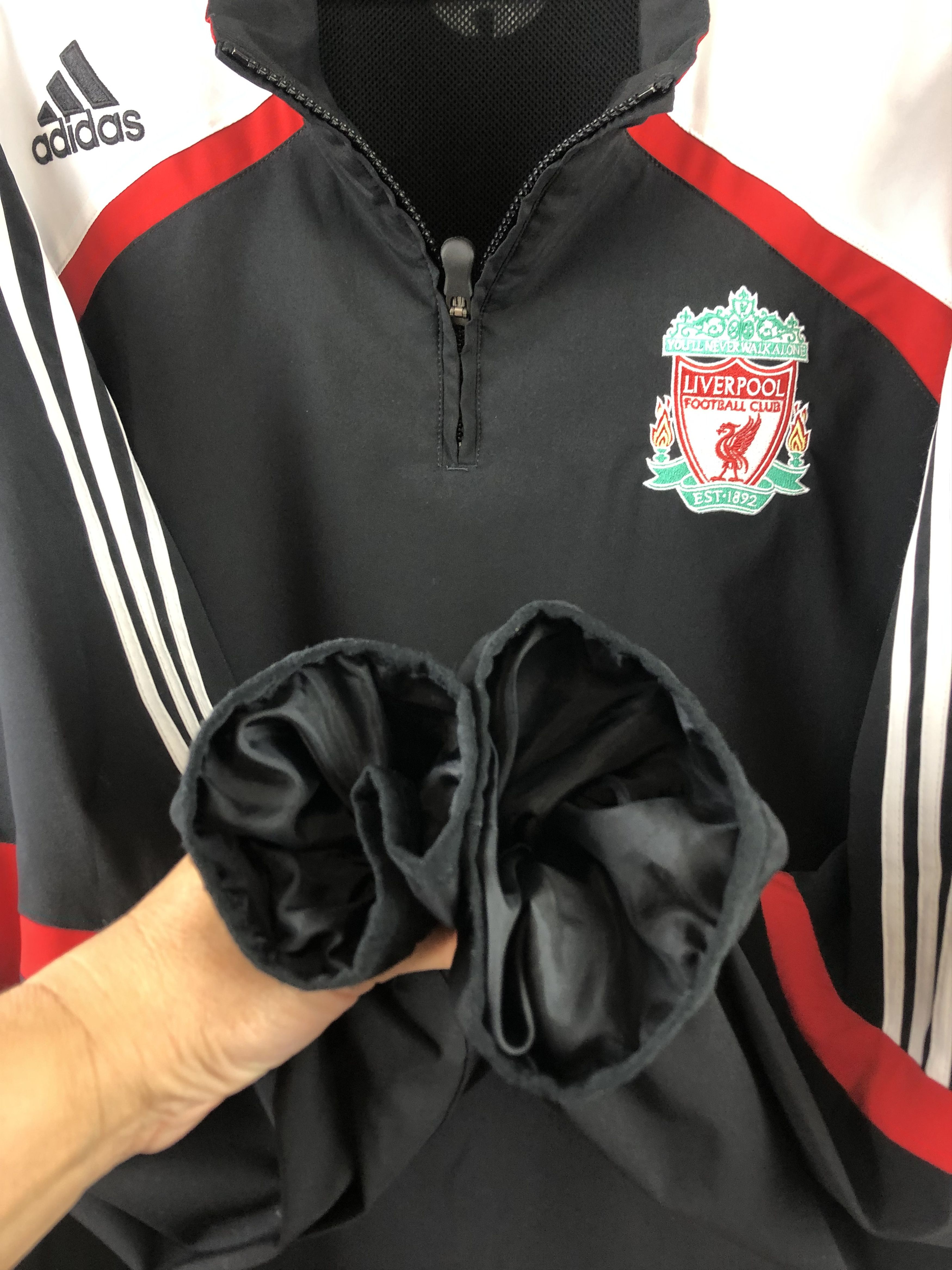 Adidas Vintage Adidas FC Liverpool Football Jacket Track Top Men Size US XL / EU 56 / 4 - 8 Thumbnail