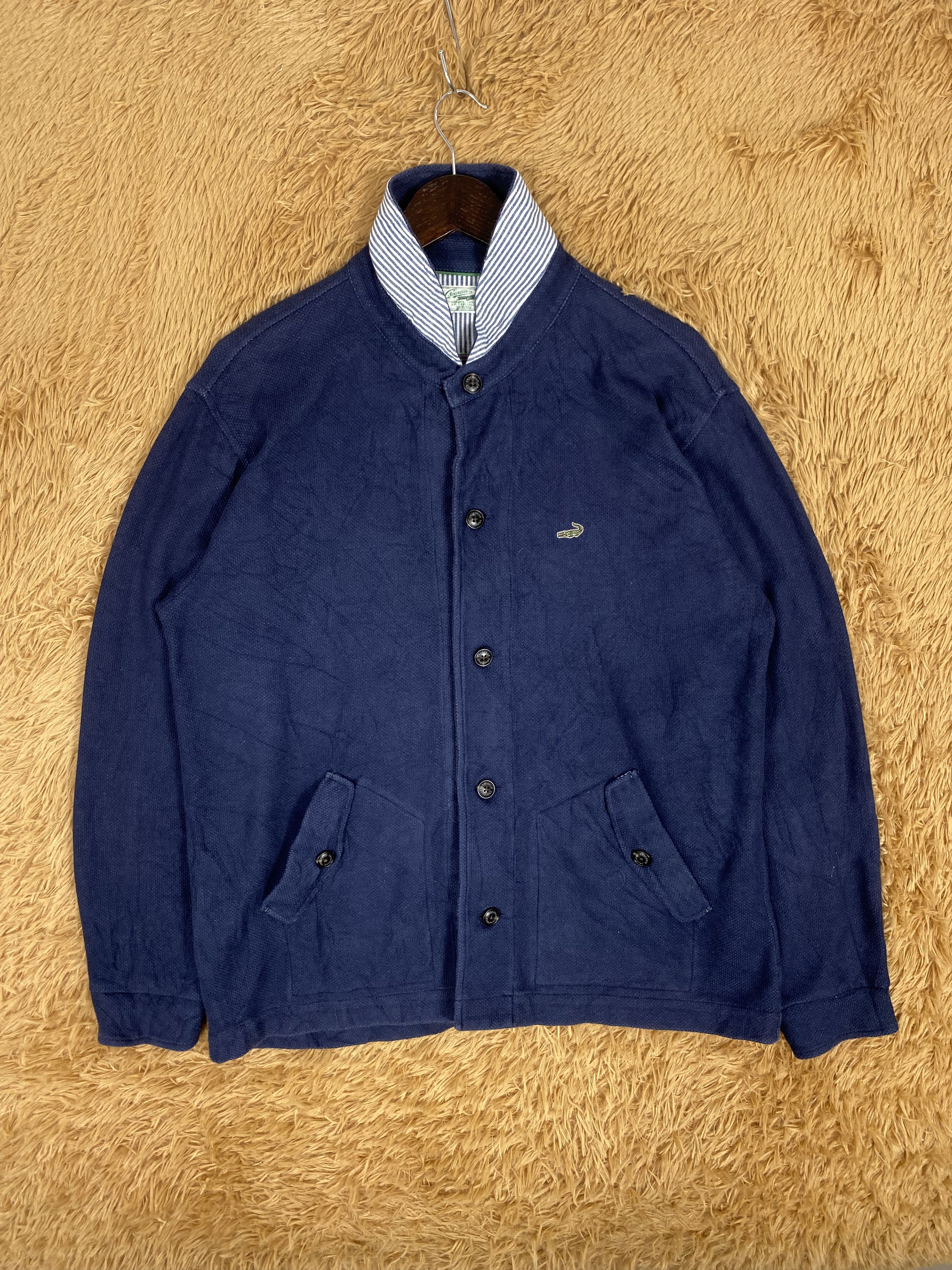 Japanese Brand Vintage Crocodile Button Sweatshirts PS0168 Size US L / EU 52-54 / 3 - 1 Thumbnail