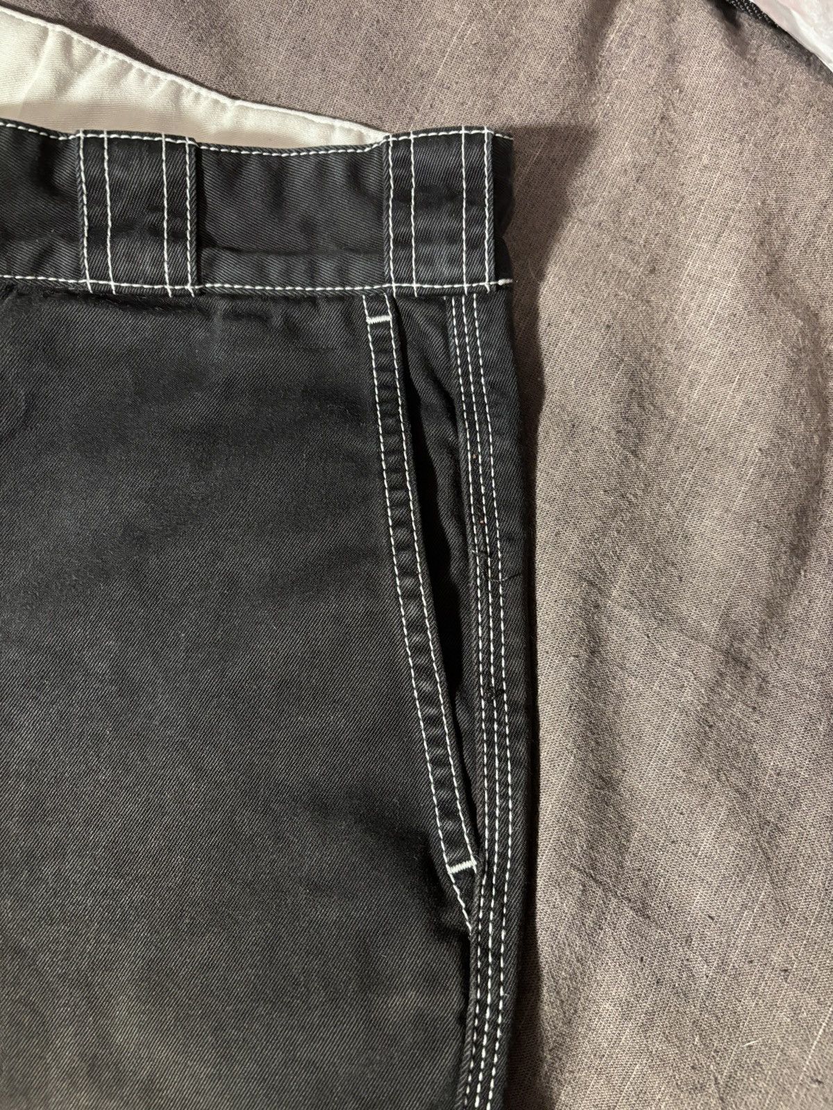 Heron Preston HERON PRESTON | Black Contrast Stitch Wide Leg Shorts Size US 30 / EU 46 - 6 Thumbnail