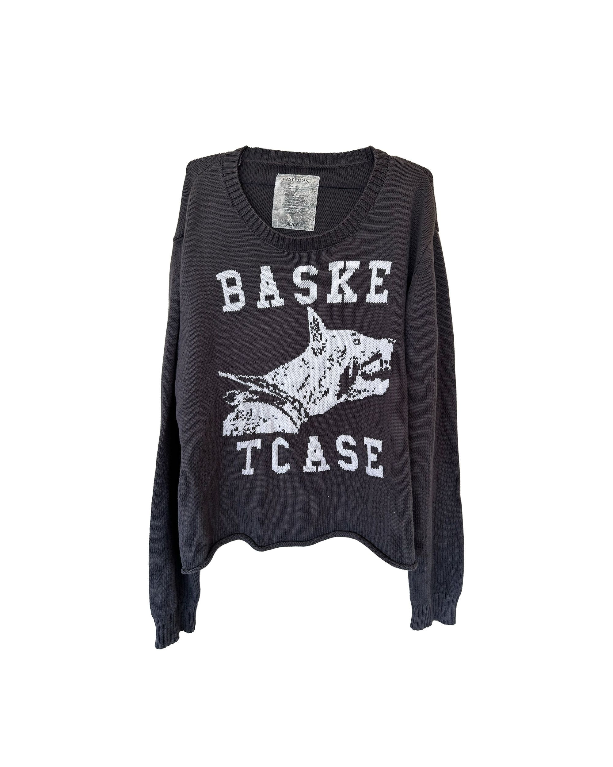 image of Basketcase Gallery Raw College Knit Sweater in Black, Men's (Size 2XL)