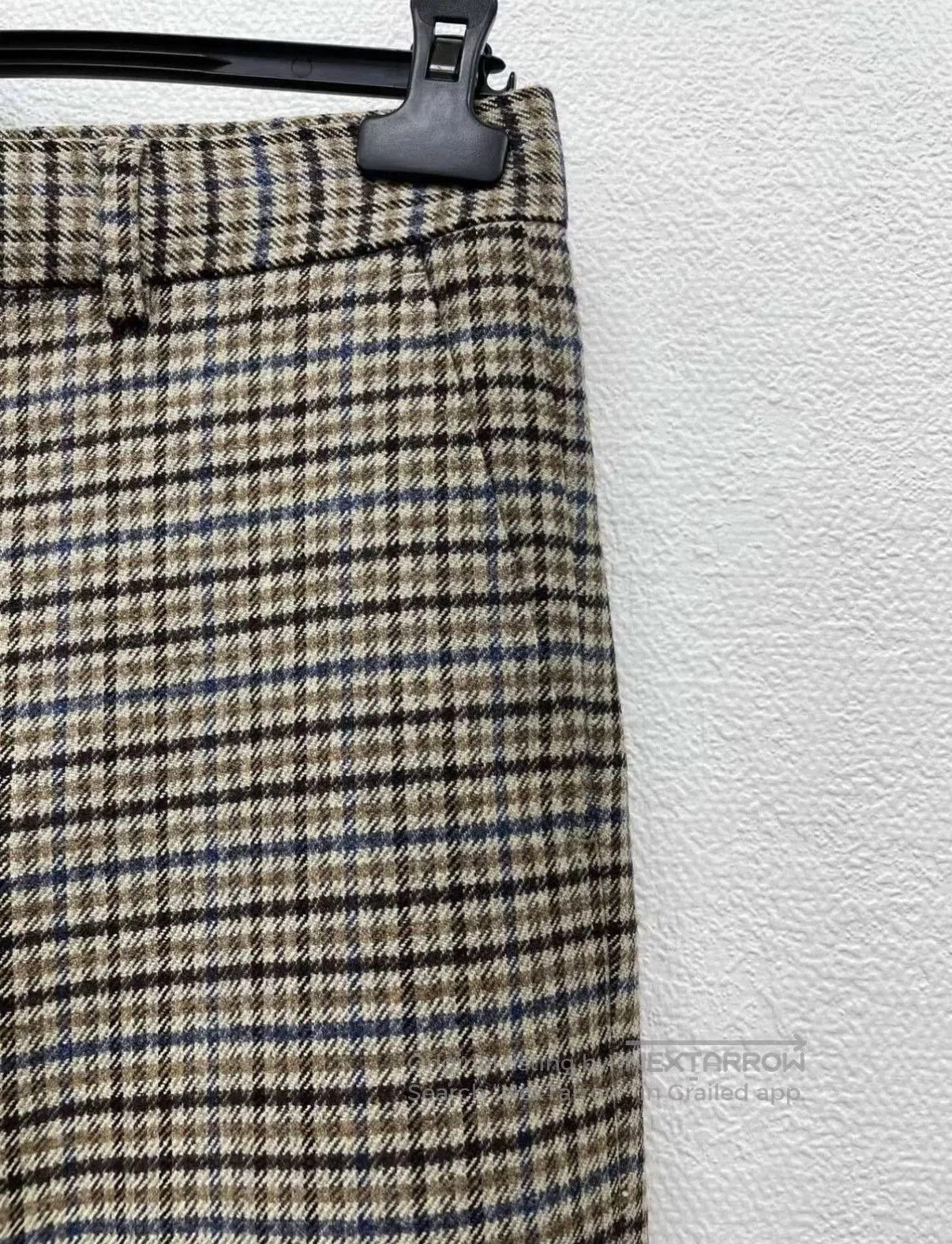 Gucci Beige Checkered Tailored Pants Size 28. Size US 28 / EU 44 - 3 Thumbnail
