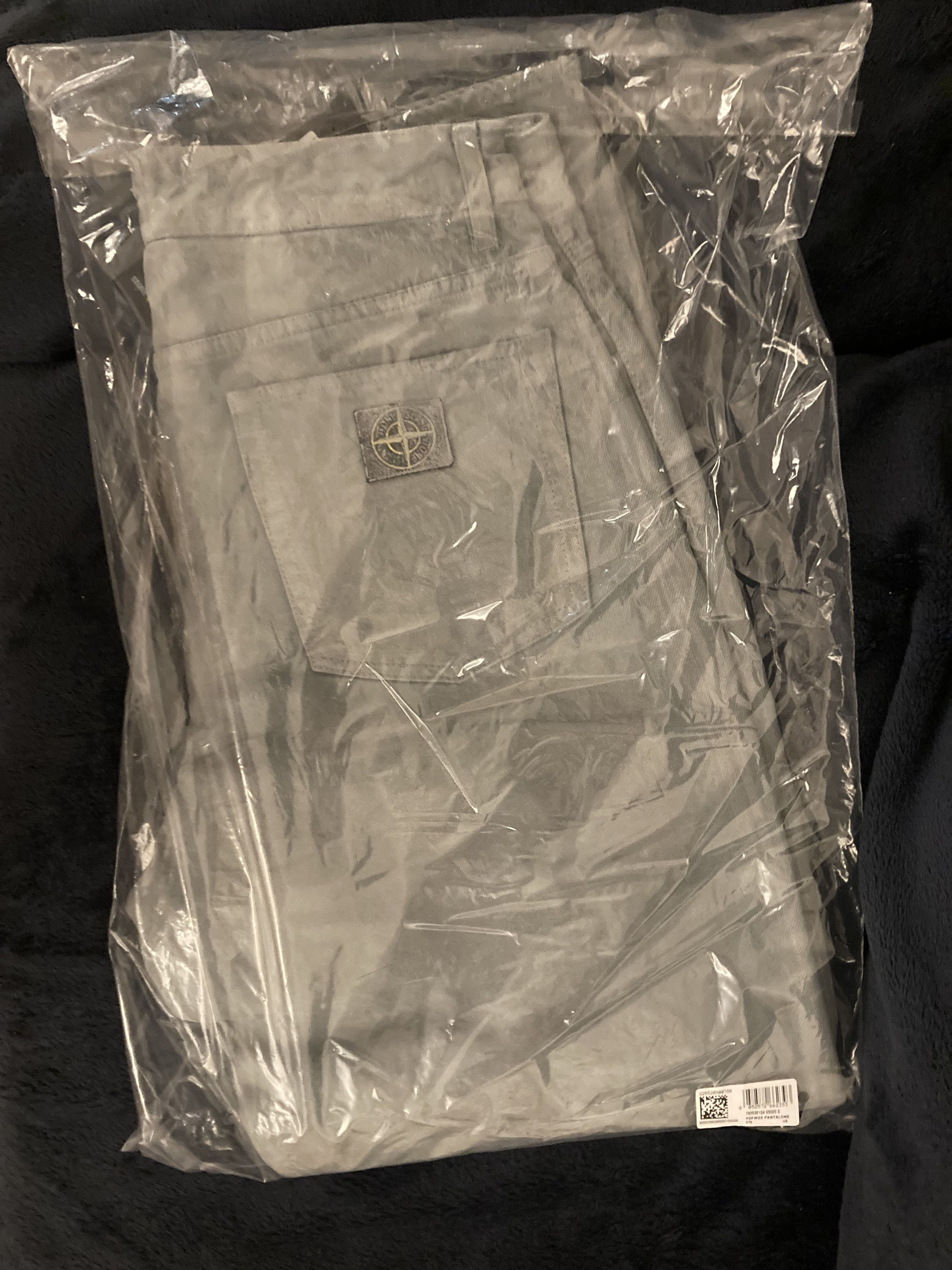 image of Supreme X Stone Island Reflective Jean in Reflective Grey, Men's (Size 30)