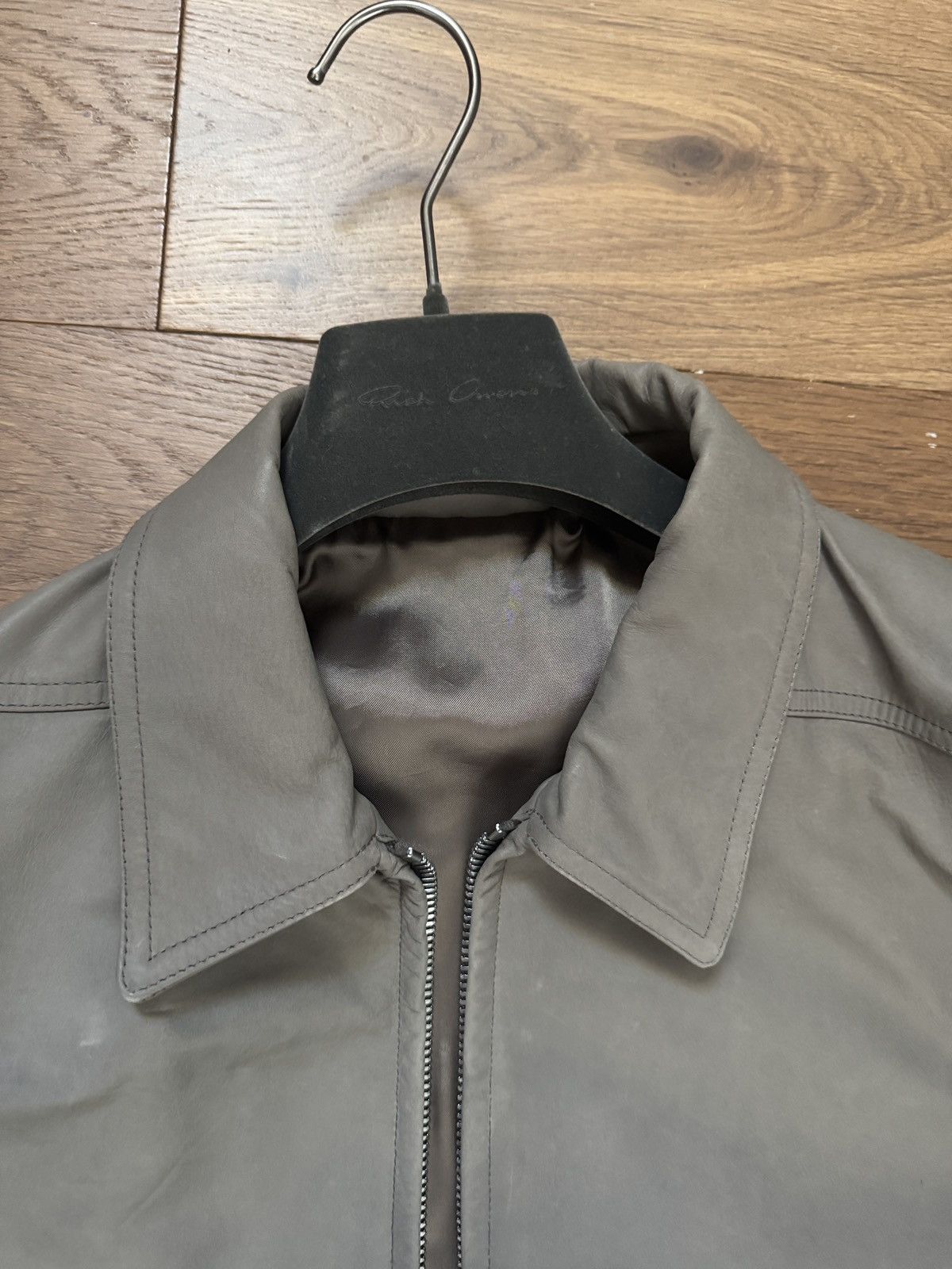 Rick Owens RICK OWENS LIDO SS24 BRAD LEATHER JACKET Size US L / EU 52-54 / 3 - 5 Thumbnail
