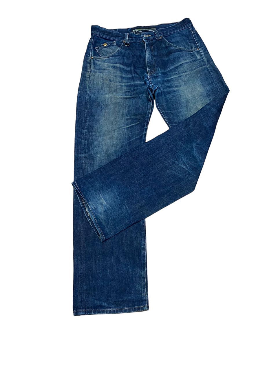 Japanese Brand 💥BEST OFFER💥BACK CHANNEL BAGGY DISTRESSED DENIM Size US 33 - 15 Thumbnail