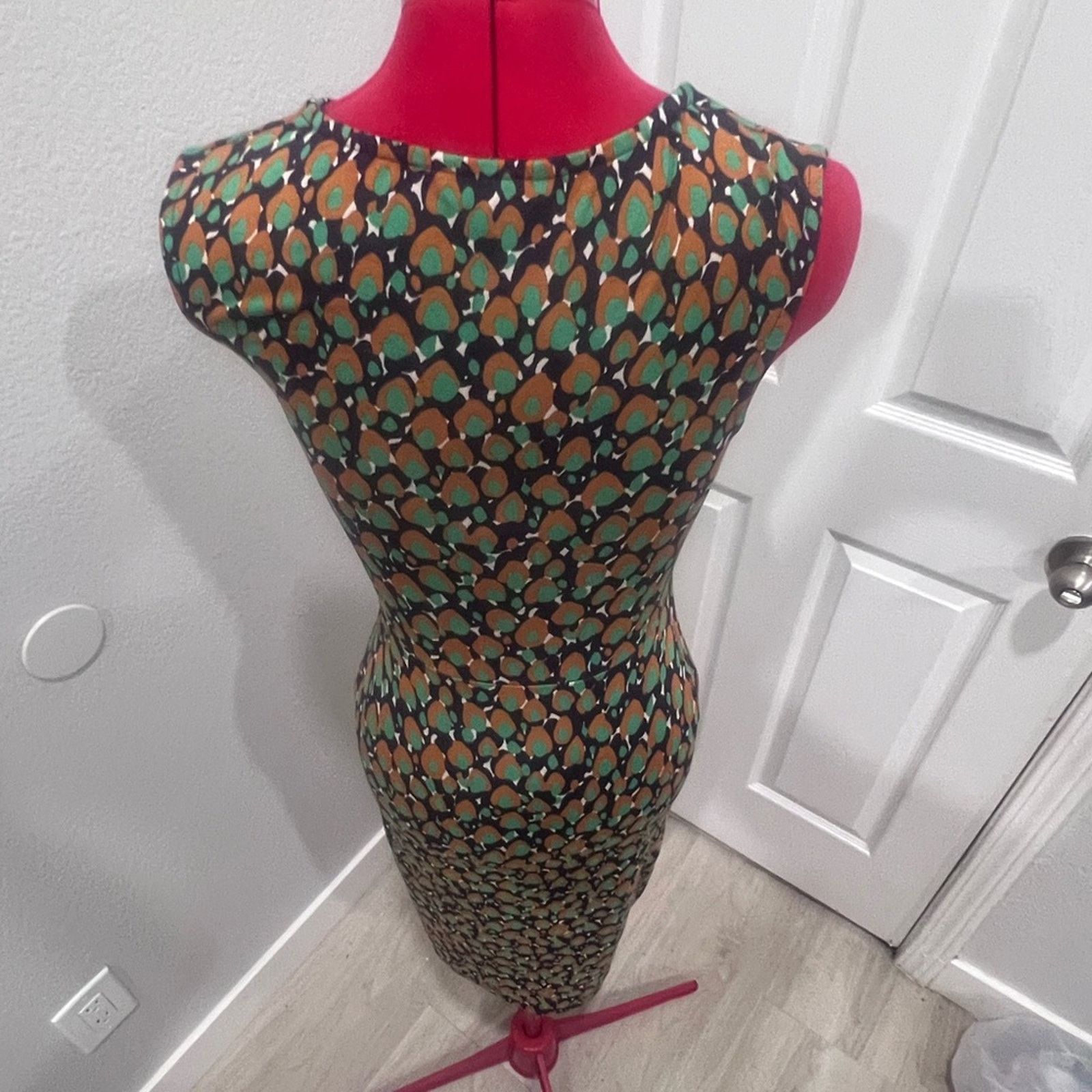 Boden Elegant Boden Multicolor Patterned Dress 2R Size XS / US 0-2 / IT 36-38 - 7 Thumbnail